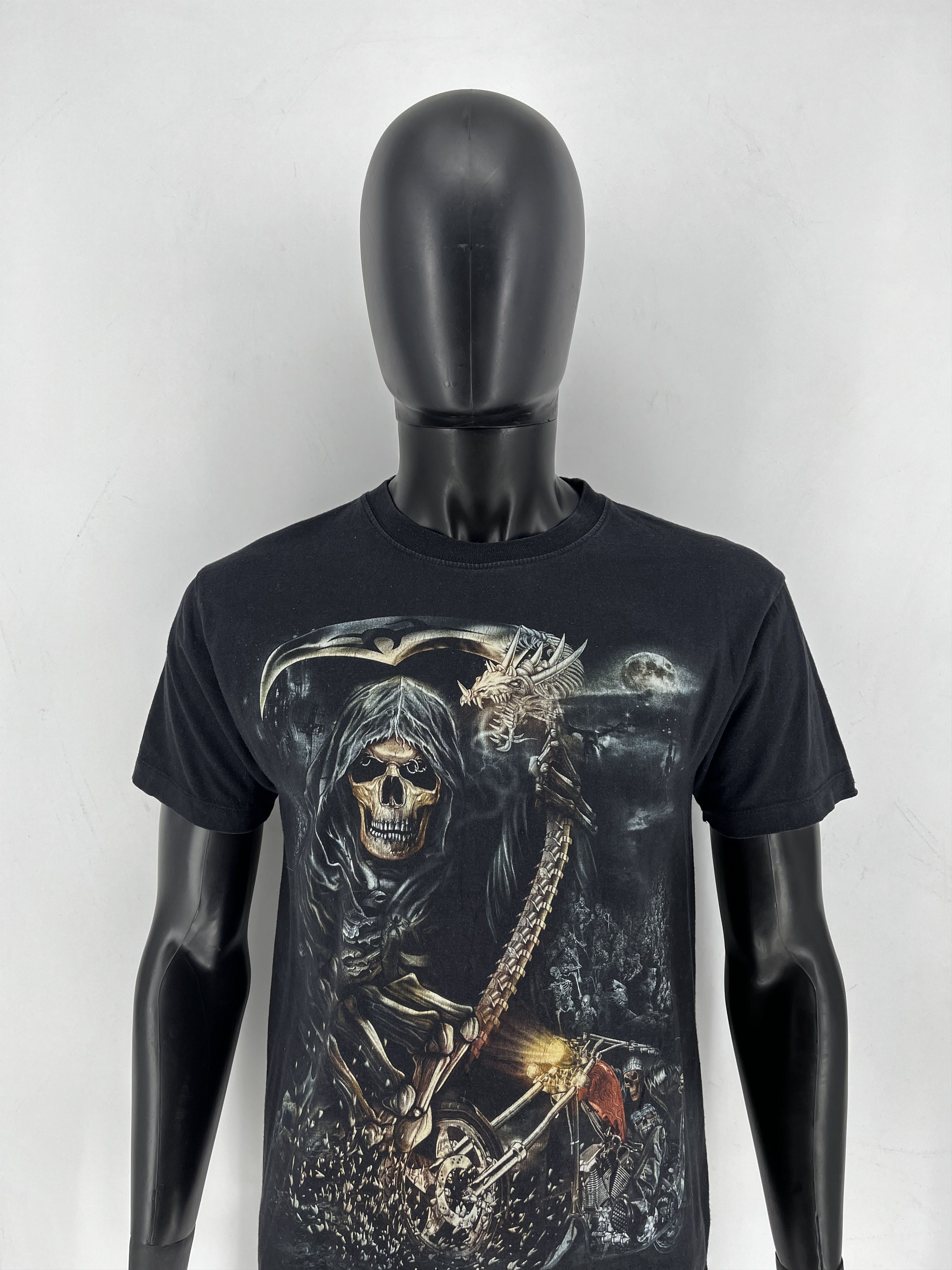 Band Tees Vintage Spiral Wild T Shirt Tee Skull Big Logo Baggy 90s Size US M / EU 48-50 / 2 - 1 Thumbnail