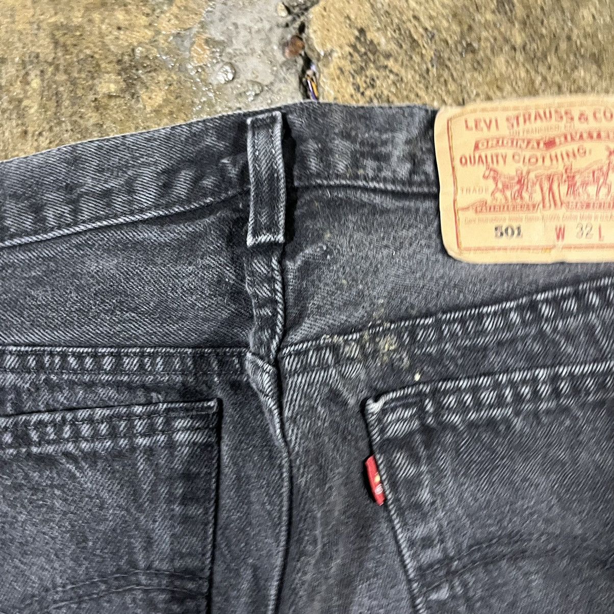 Levi's × Vintage Crazy Vintage 90s Levi's 501 Button Fly Made In USA Jeans Size US 30 / EU 46 - 5 Thumbnail