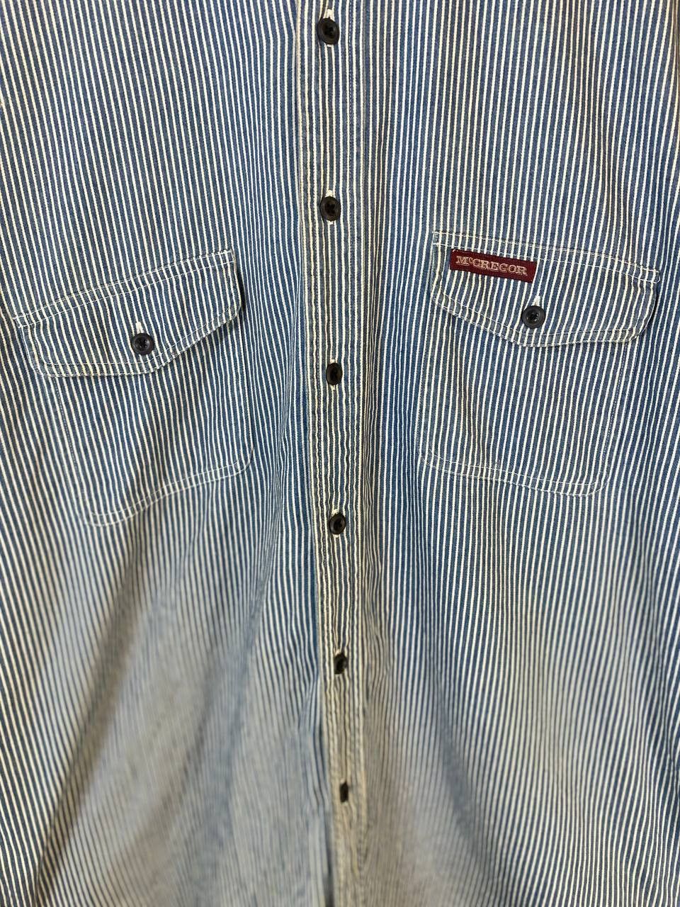 McGregor vintage mc gregor hickory striped shirt very nice design Size US L / EU 52-54 / 3 - 3 Thumbnail