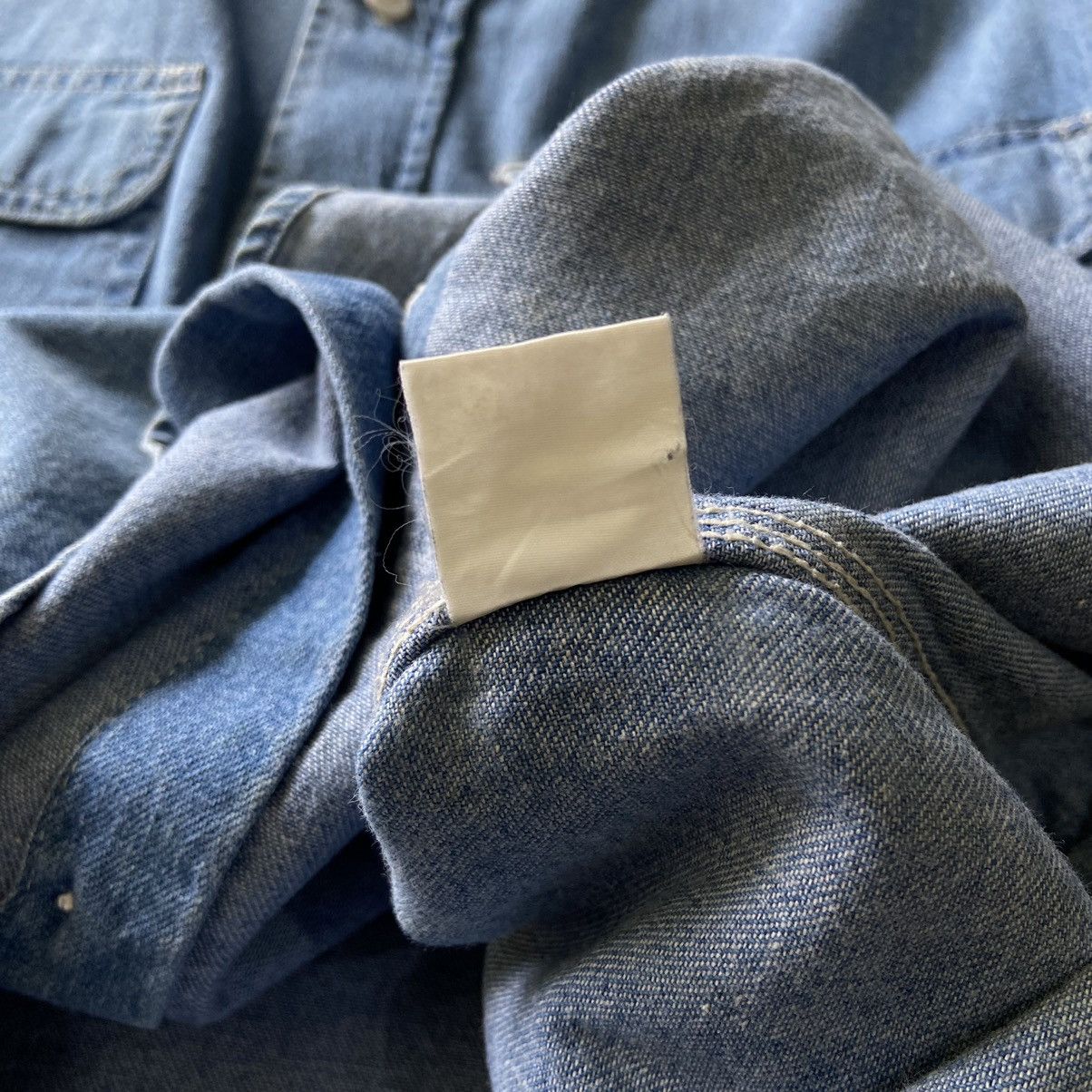 Sugar Cane Sugar Cane Rugged Denim Work Shirt - Vintage Cord Collar Size US XL / EU 56 / 4 - 5 Thumbnail