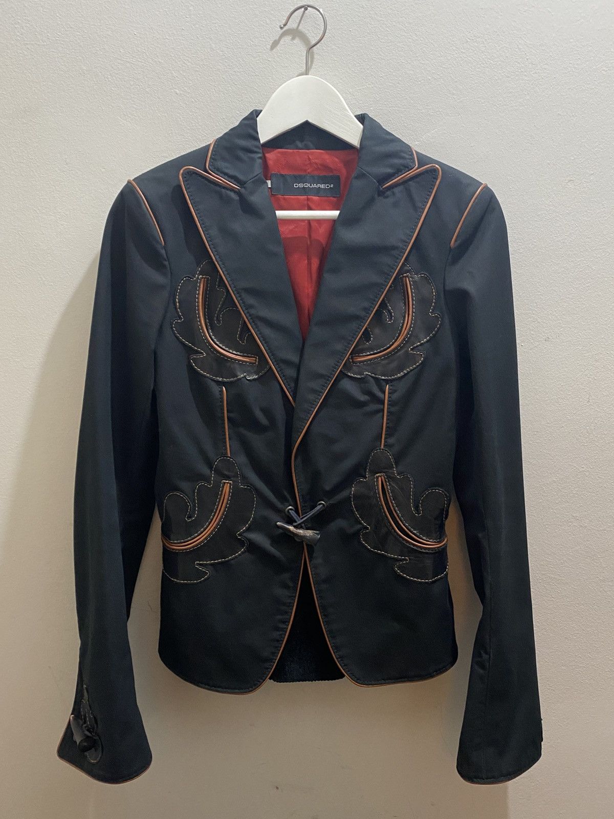 ジャケット D SQUARED2 Tulle insert blazer jacket Dsquared2 Tulle Insert Blazer Jacket Blazer And Suits Green