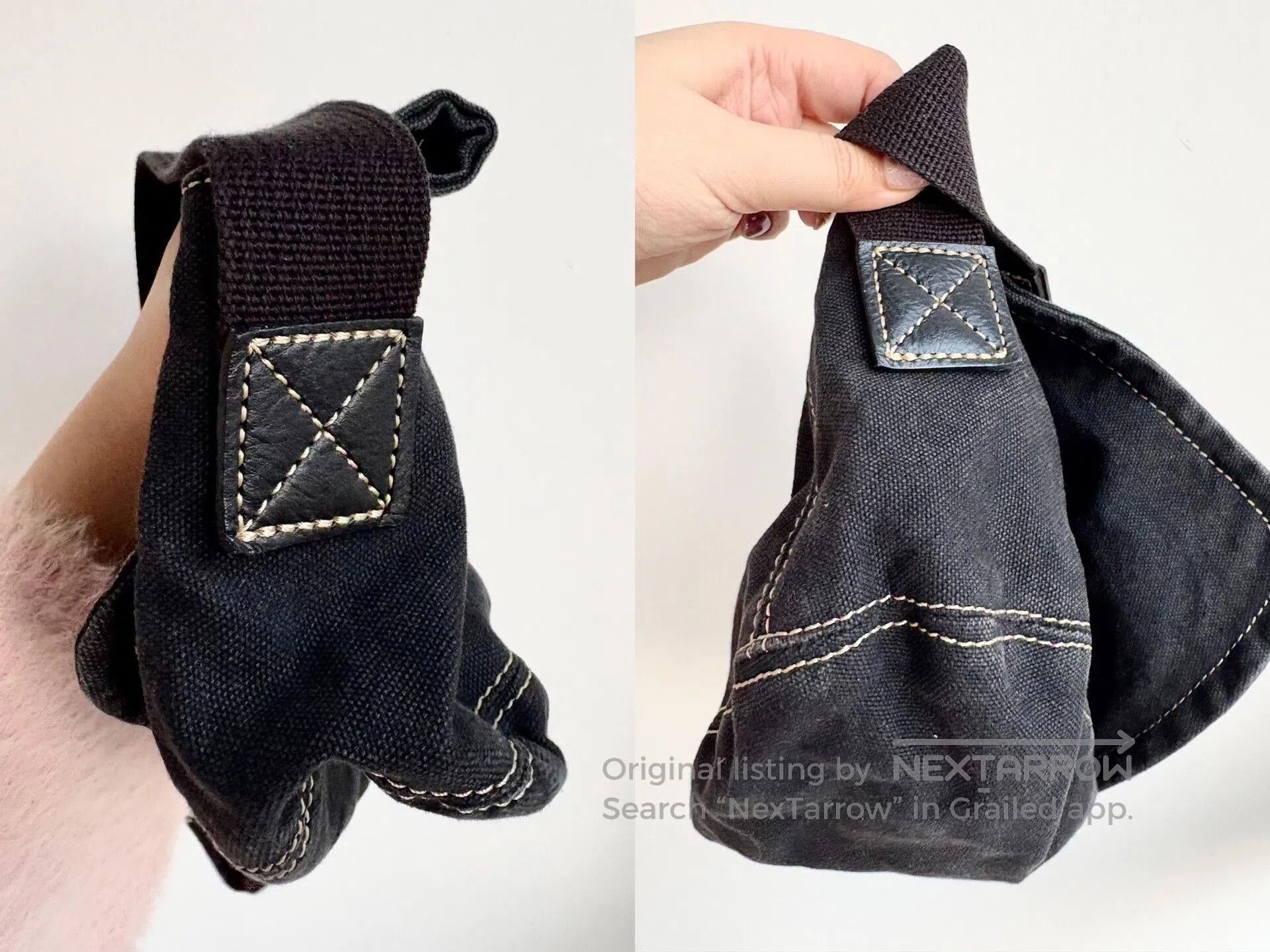Vivienne Westwood Vivienne Westwood Saturn Logo Canvas Crossbody. Size ONE SIZE - 8 Thumbnail