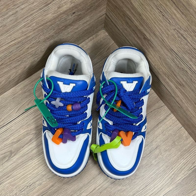 Louis Vuitton Louis Vuitton Trainer Maxi Low-Top Fashion Sneakers -2508 Size US 8 / EU 41 - 3 Thumbnail