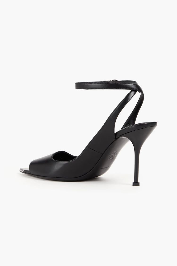 Alexander McQueen o1y0225 Sandals in Black Size US 10 / IT 40 - 3 Thumbnail