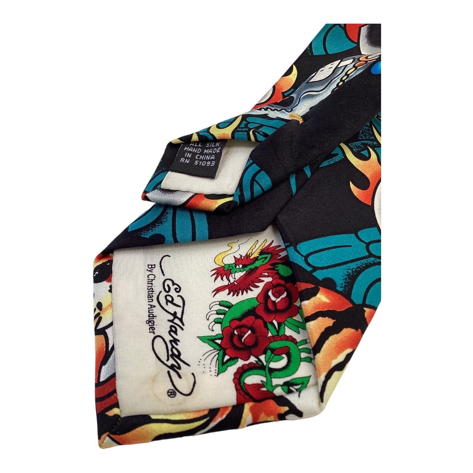 Ed Hardy ED HARDY BY CHRISTIAN AUDIGIER Multicolor Animal Print Luxur Size ONE SIZE - 3 Thumbnail