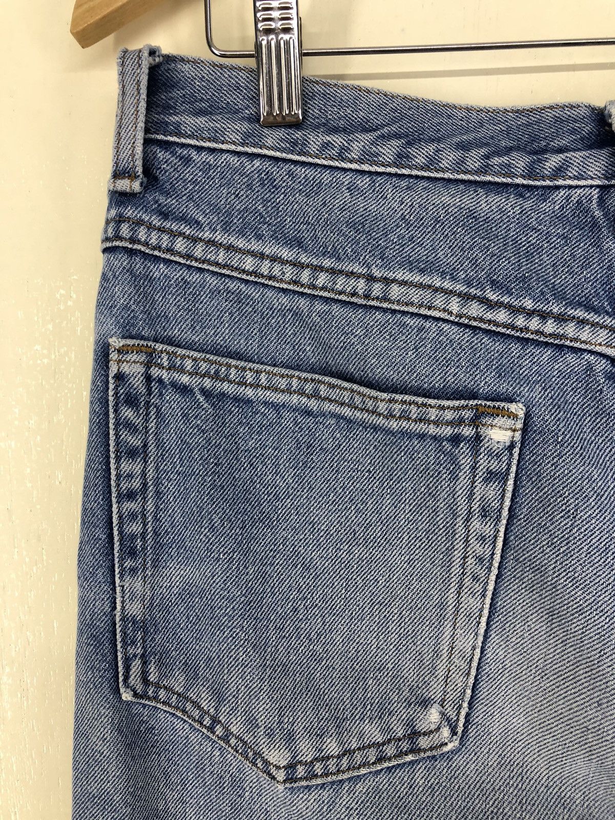 L.L. Bean Vintage L.L. Bean Lined Distressed Faded Blue Jeans Size US 31 - 18 Thumbnail