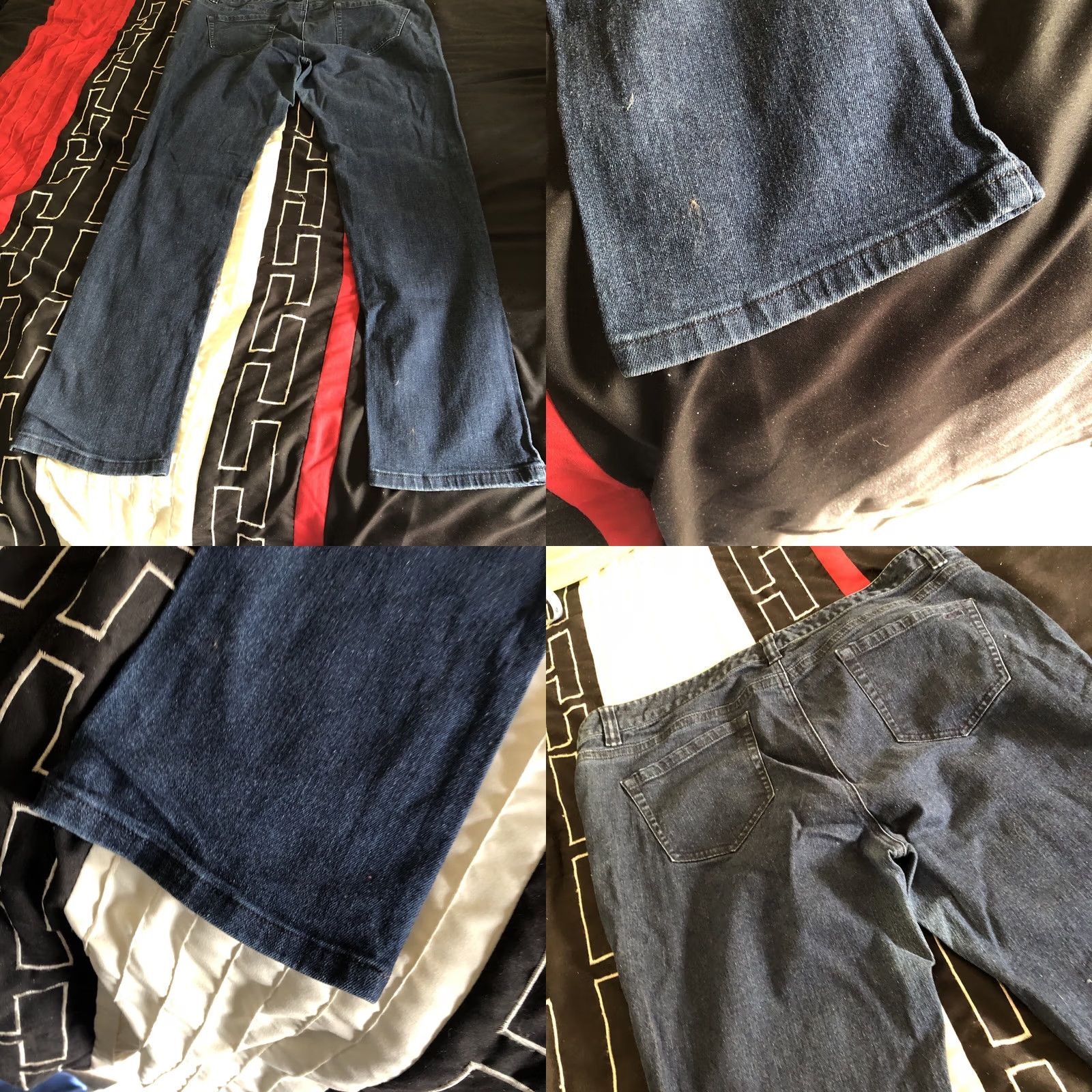 Vineyard Vines Vineyard Vines Women Jeans Blue 16 Denim Skinny Mid Rise 36 In Waist 30 In Inseam 7” Leg Opening Size 38" / US 16 / IT 52 - 9 Thumbnail