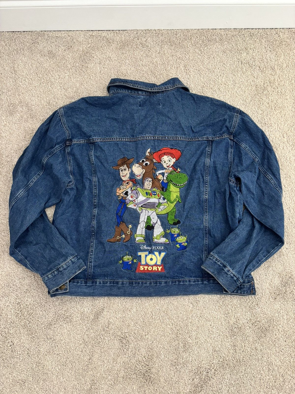 Disney Toy Story Denim Jacket Size US XL / EU 56 / 4 - 1 Thumbnail