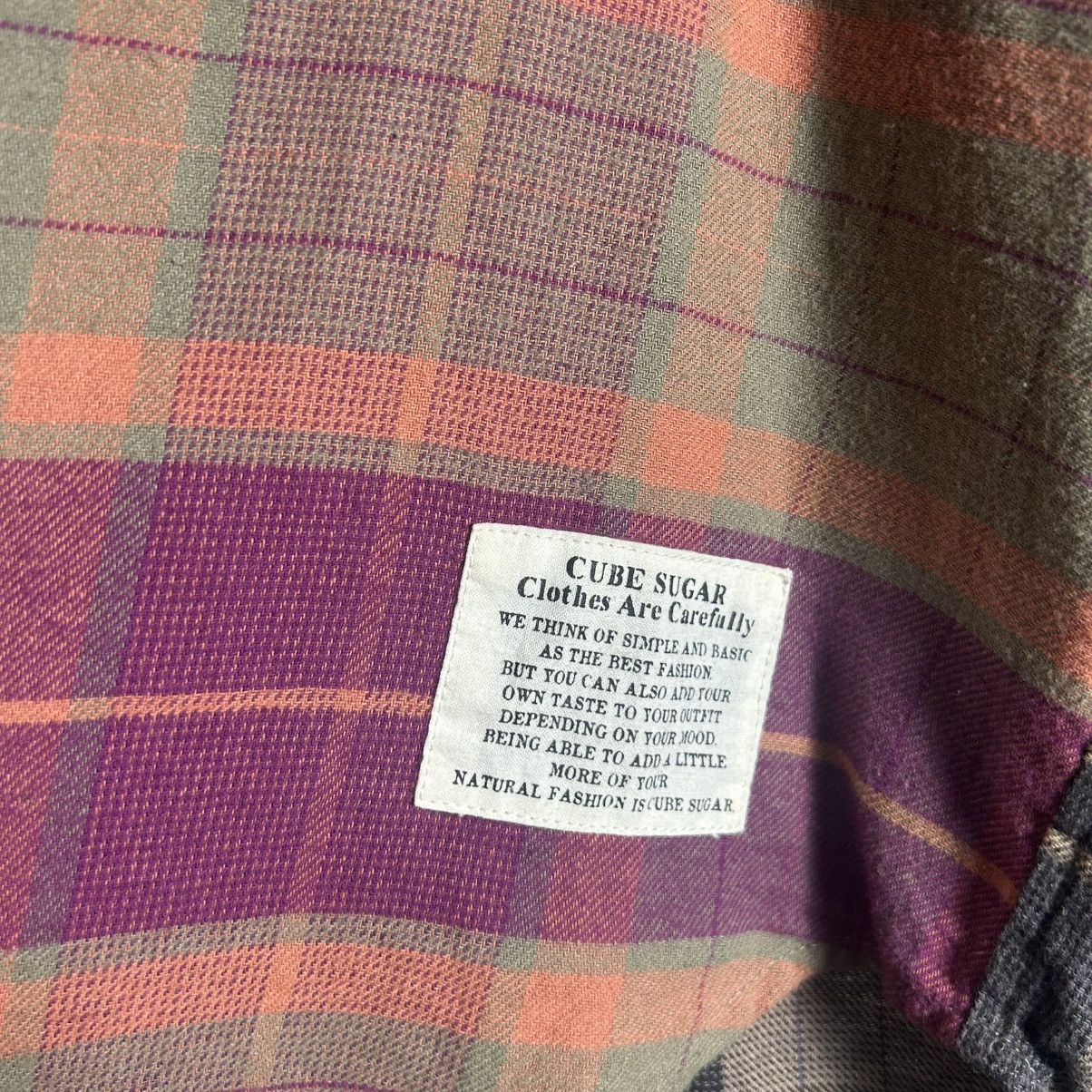 Japanese Brand Cube Suger Button Up Shirt Size XL / US 12-14 / IT 48-50 - 5 Thumbnail