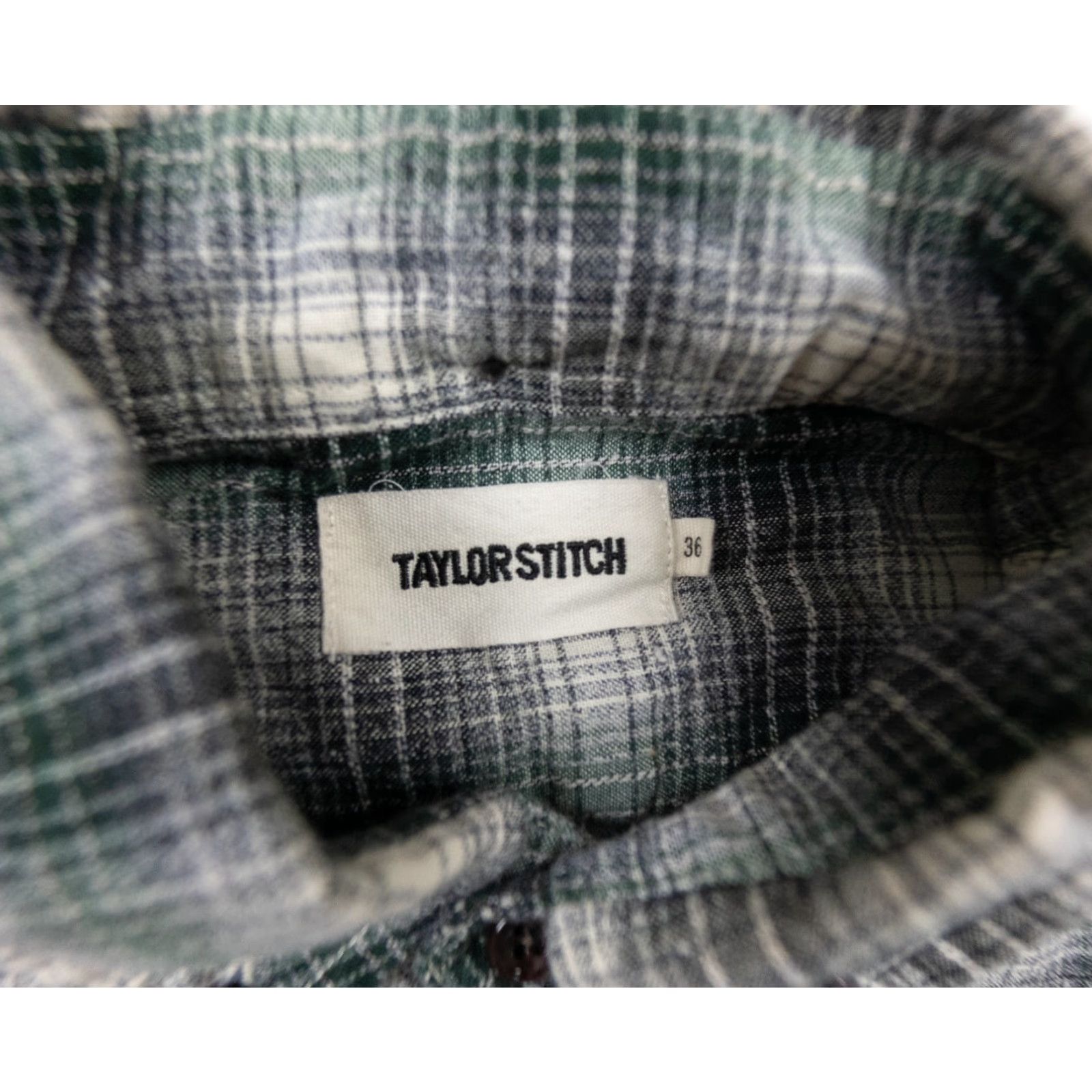 Taylor Stitch Taylor Stitch Shirt Mens 36 Green Button Down Long Sleeve Plaid Collared Casual Button-Up Shirt Men Size US M / EU 48-50 / 2 - 6 Thumbnail