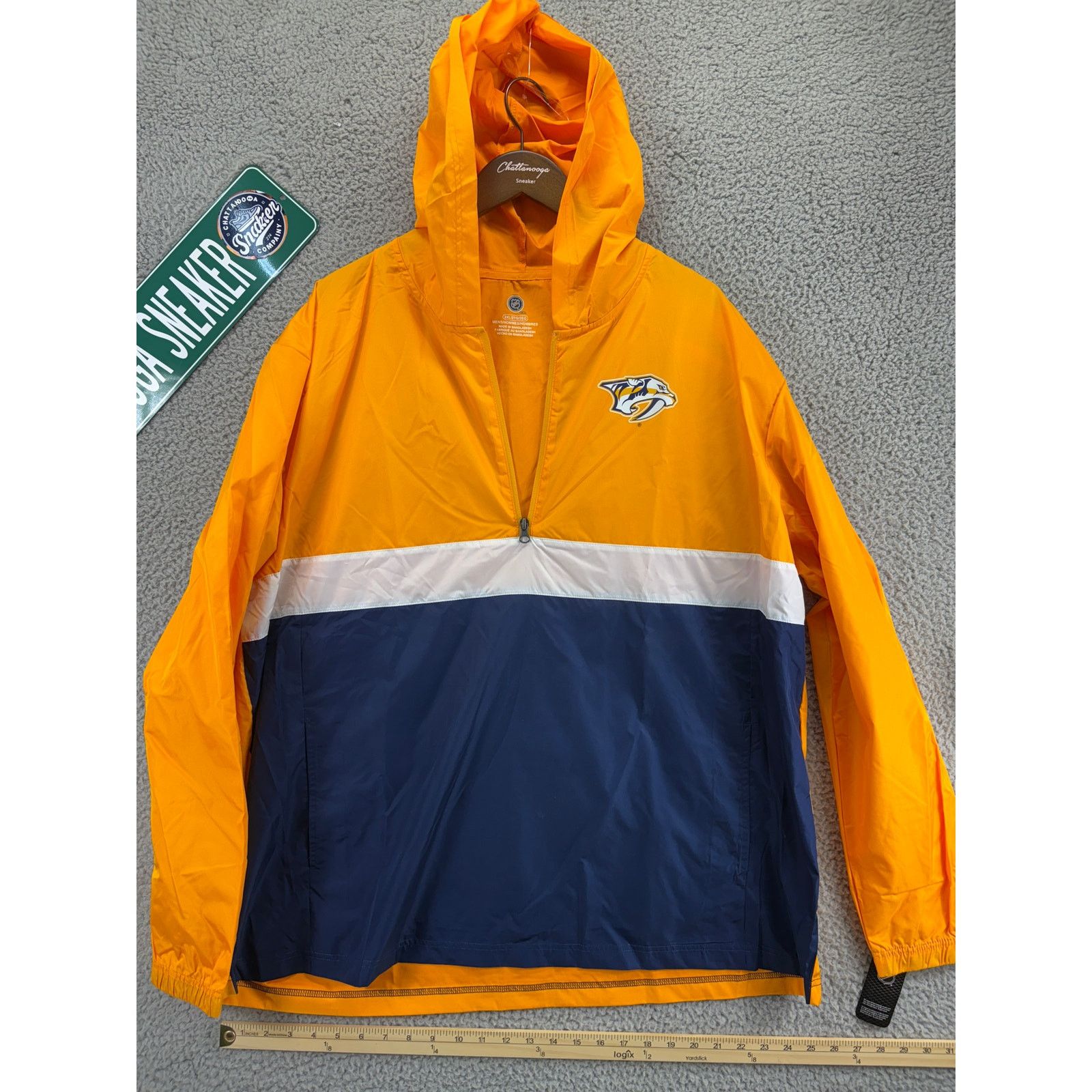 NHL NHL Nashville Predators 1/2 Zip Windbreaker Pullover Men XXL Size US XXL / EU 58 / 5 - 1 Thumbnail