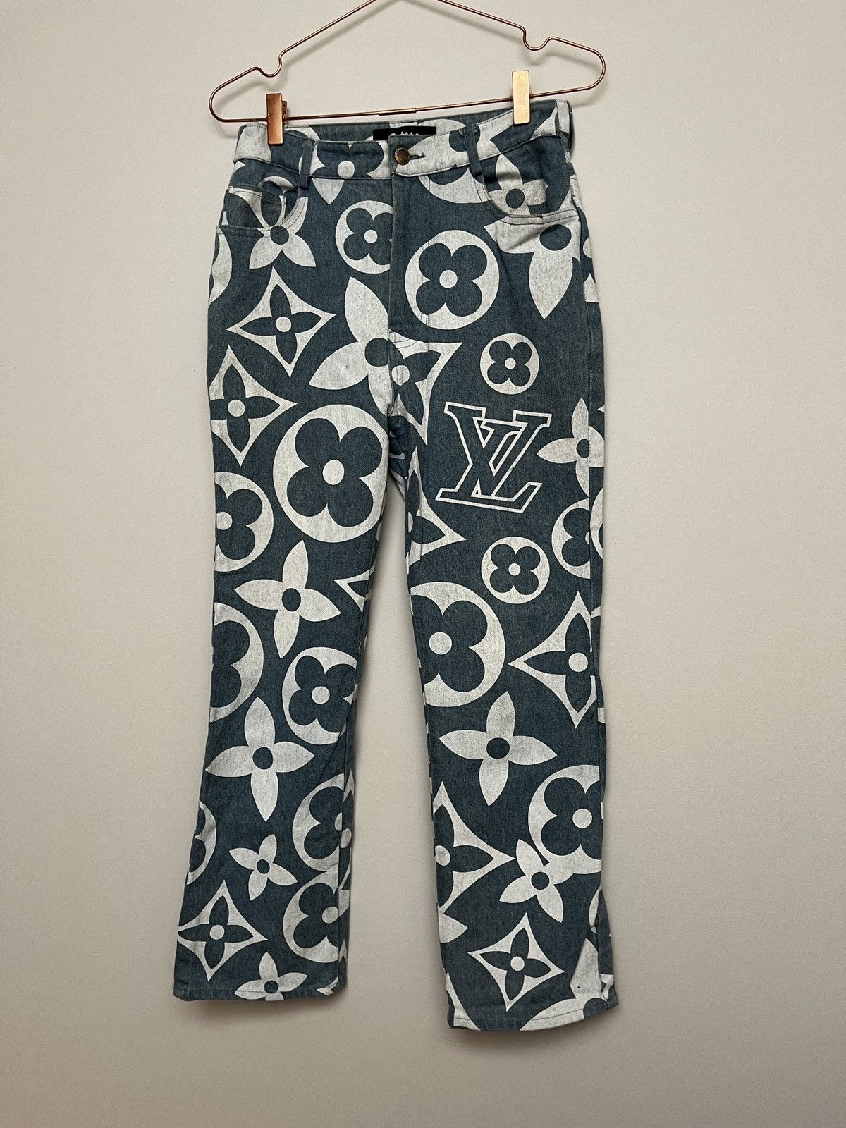 Imran Potato Imran Potato LV Logo Jeans (unisex) Size US 28 / EU 44 - 2 Thumbnail