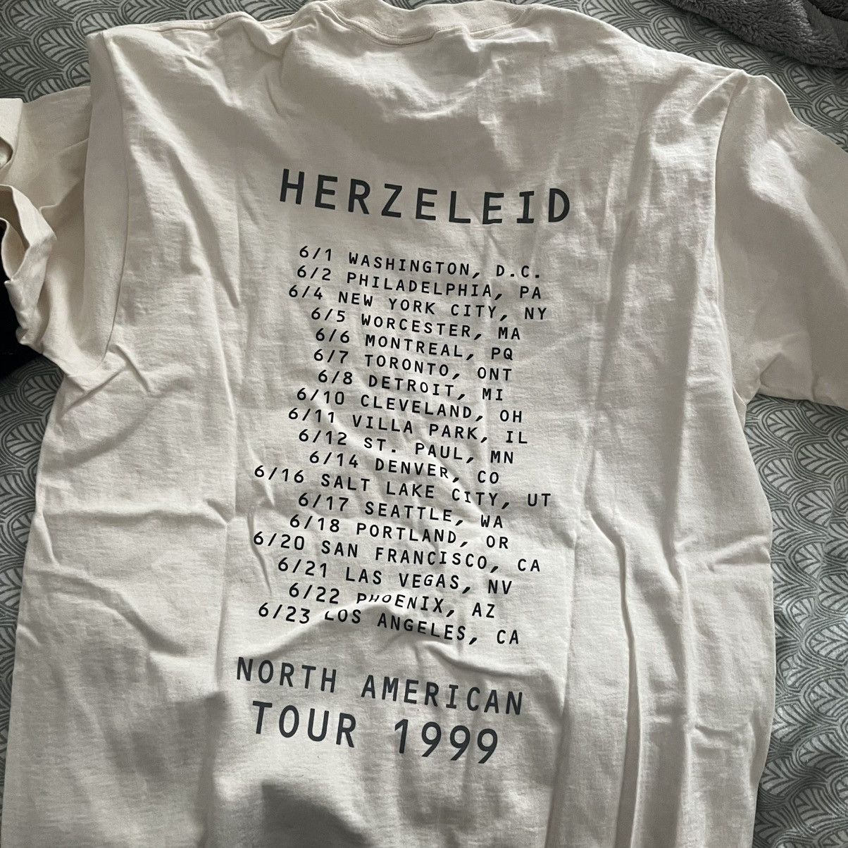 Band Tees × Delta × Vintage Rammstein Vintage Band Shirt Tour XL Delta Size US L / EU 52-54 / 3 - 2 Thumbnail