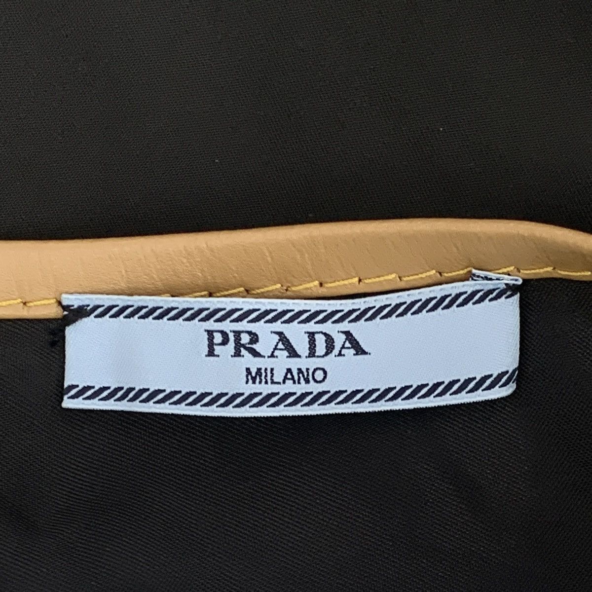 Prada Prada Black Triangle Logo Casual Flared Long Skirt K26WX Size 25" / US 0 / IT 36 - 8 Thumbnail