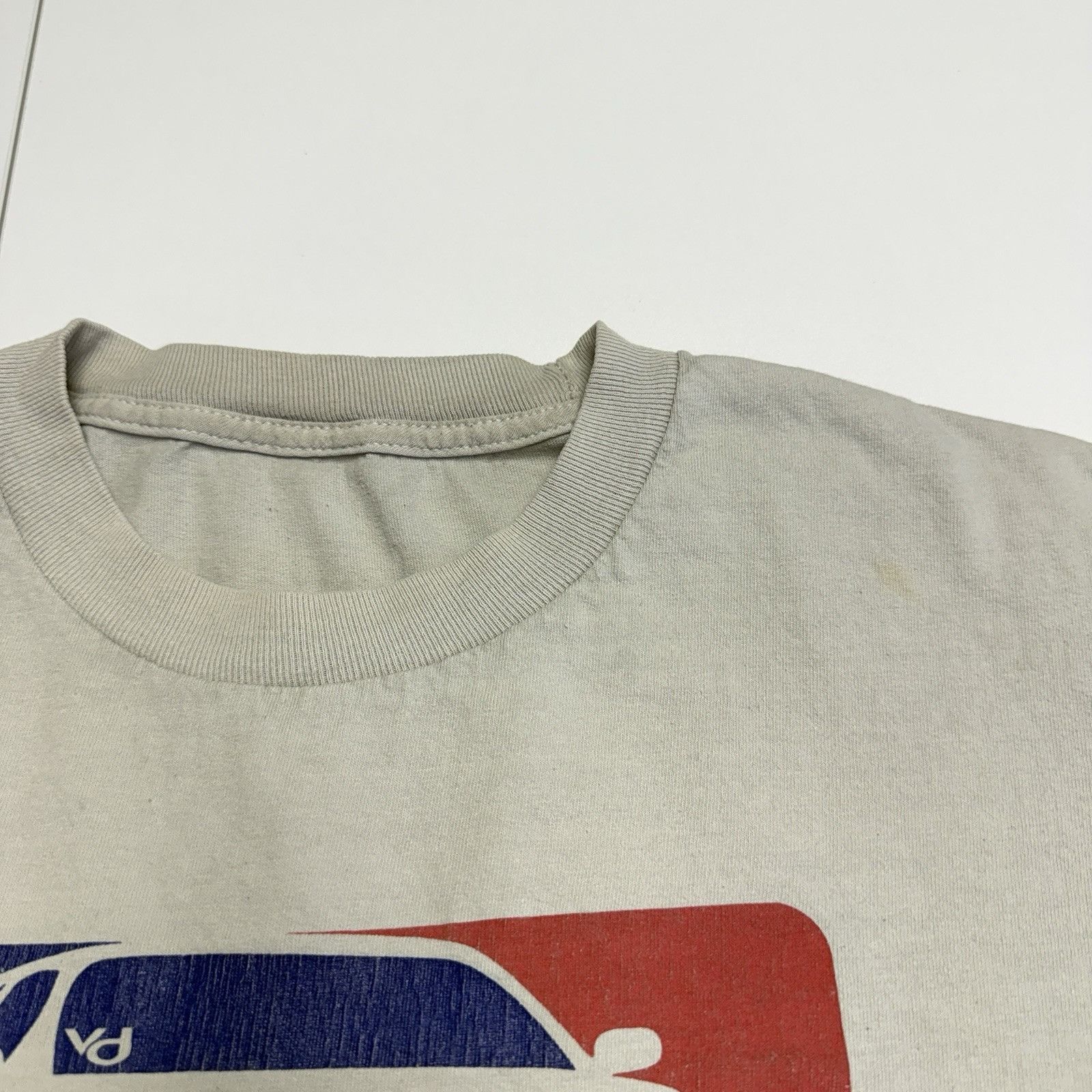 Other Vegas Drift Logo Graphic T Shirt Mens XL Light Greige Racing Size US XL / EU 56 / 4 - 8 Thumbnail