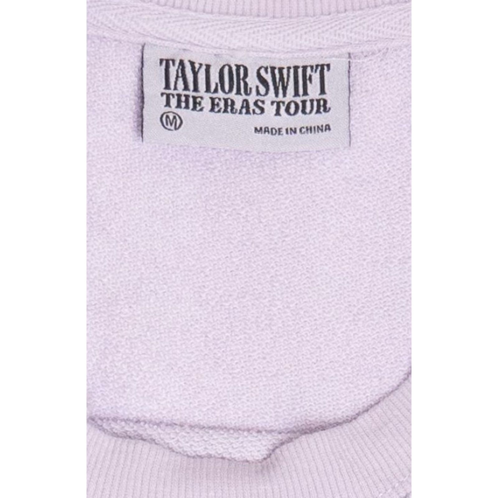 Vintage Taylor Swift The Eras Tour All Over Print Cropped Sweatshirt (2020s) Shirt Adult Medium Purple 2020s Womens Size US M / EU 48-50 / 2 - 4 Thumbnail