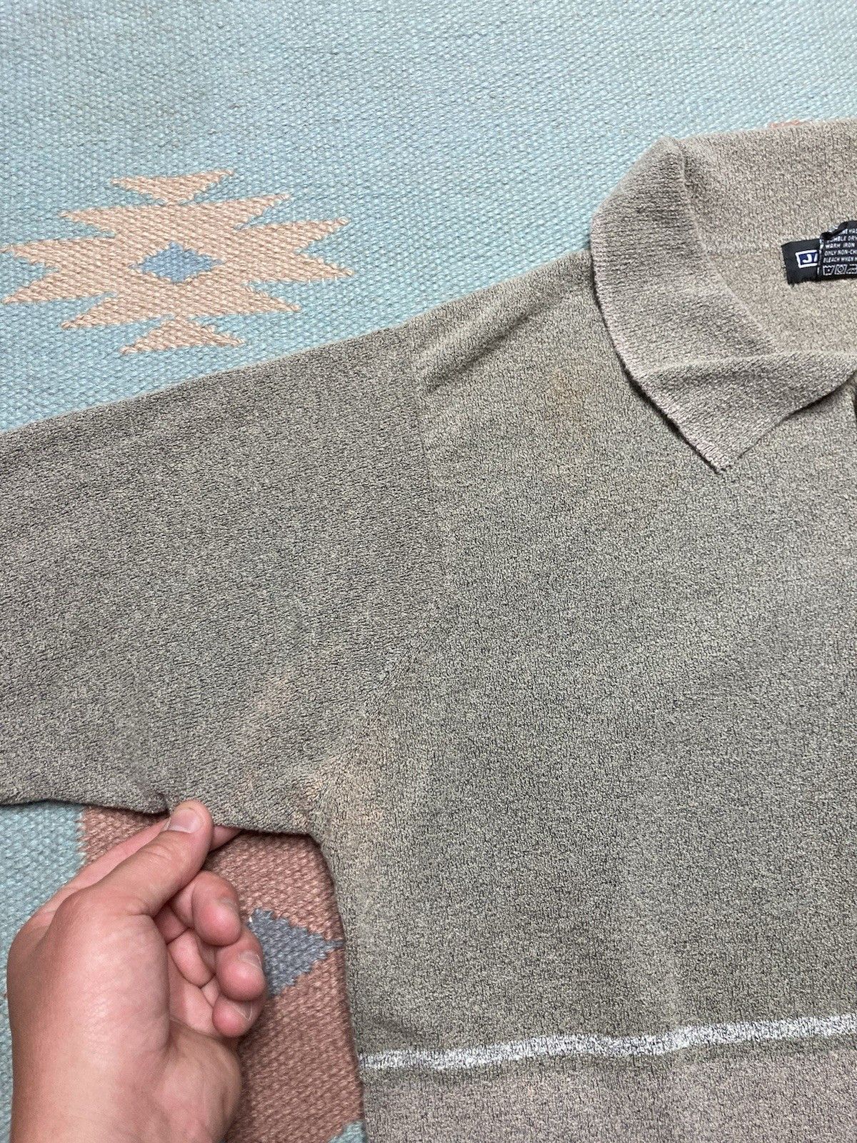 Jantzen × Vintage Vintage polo shirt Terry cloth soft jantzen two tone large Size US L / EU 52-54 / 3 - 3 Thumbnail