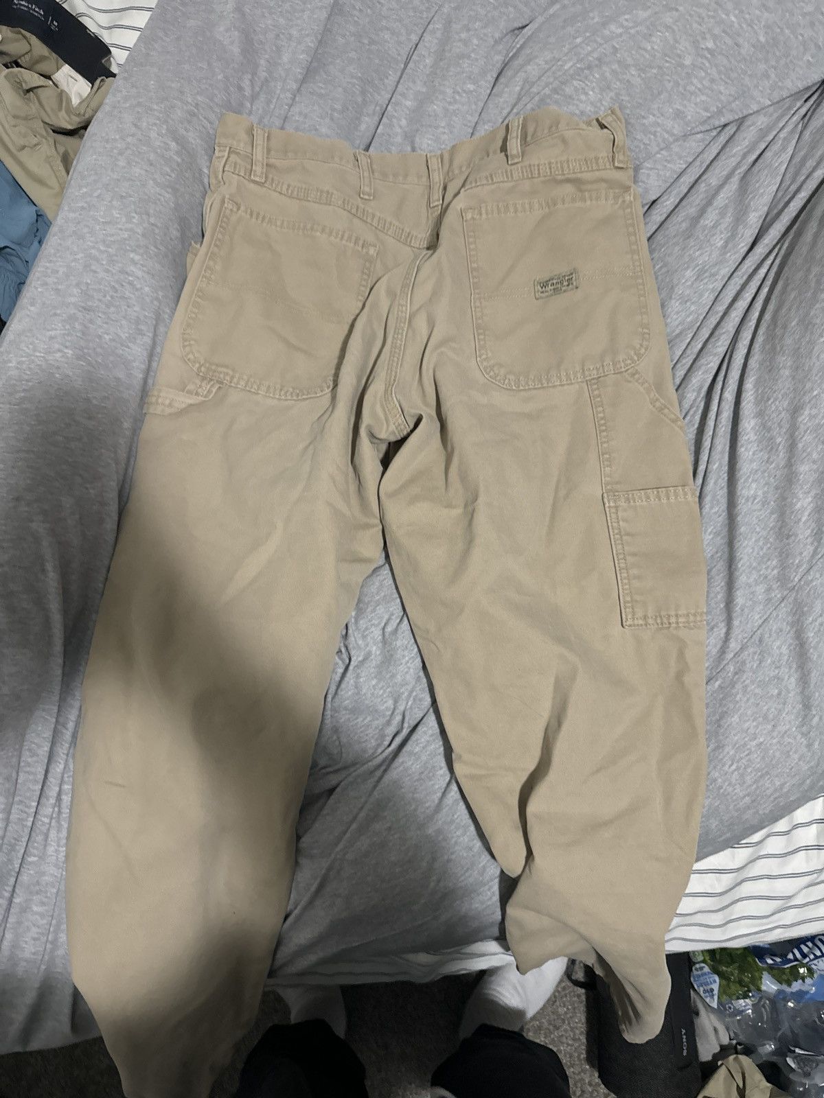 Wrangler Wrangler Khaki Work Pant Size US 34 / EU 50 - 2 Thumbnail
