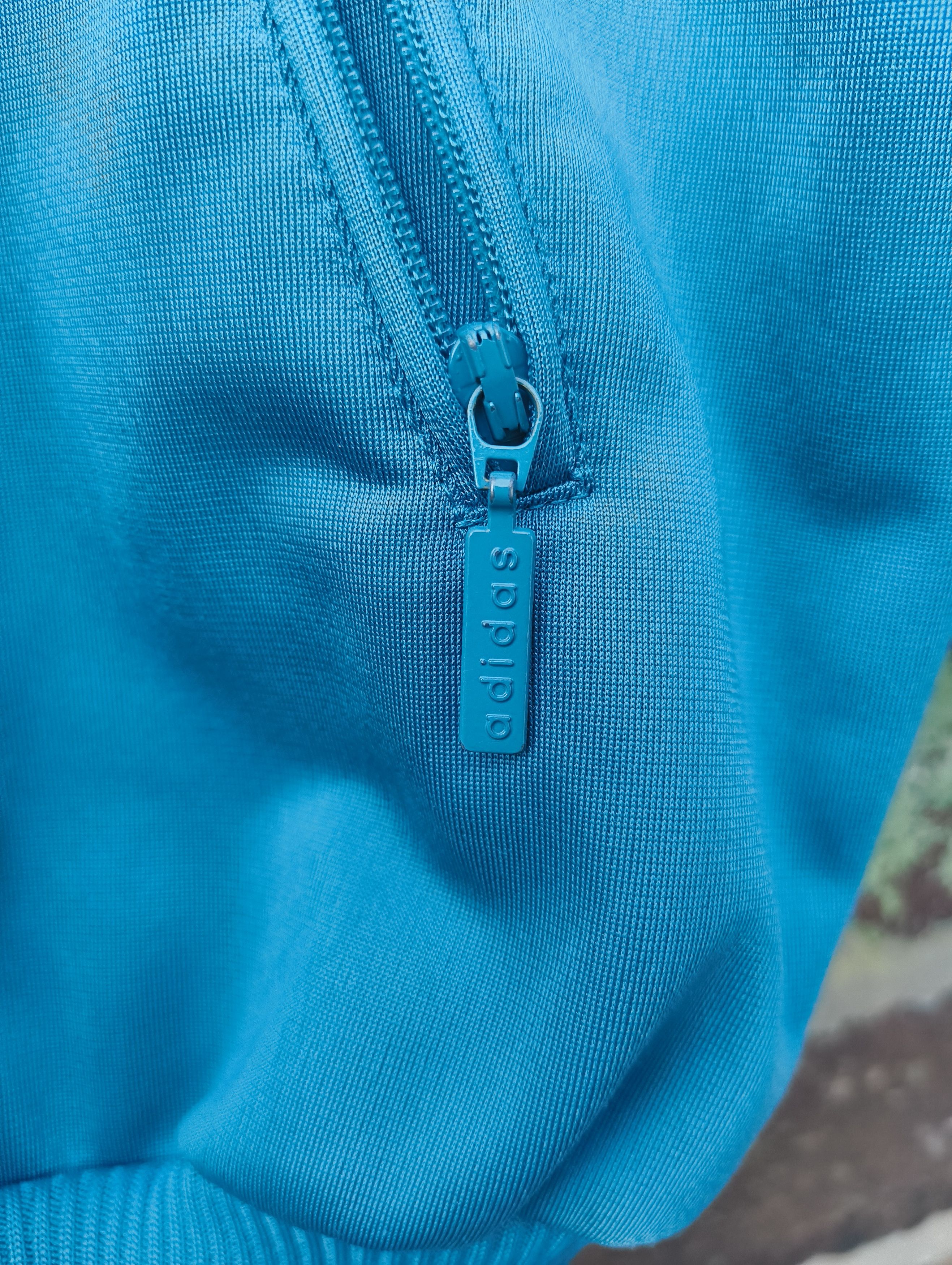 Adidas Adidas 90's Track top - Small/Medium Retro Vintage Turquoise Size US S / EU 44-46 / 1 - 5 Thumbnail