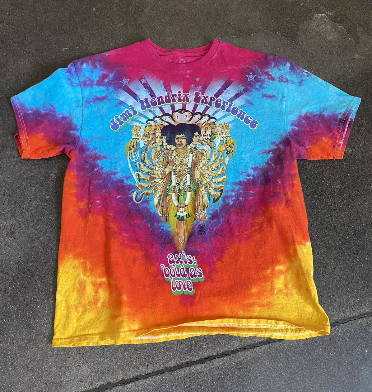 jimi hendrix tie dye shirts