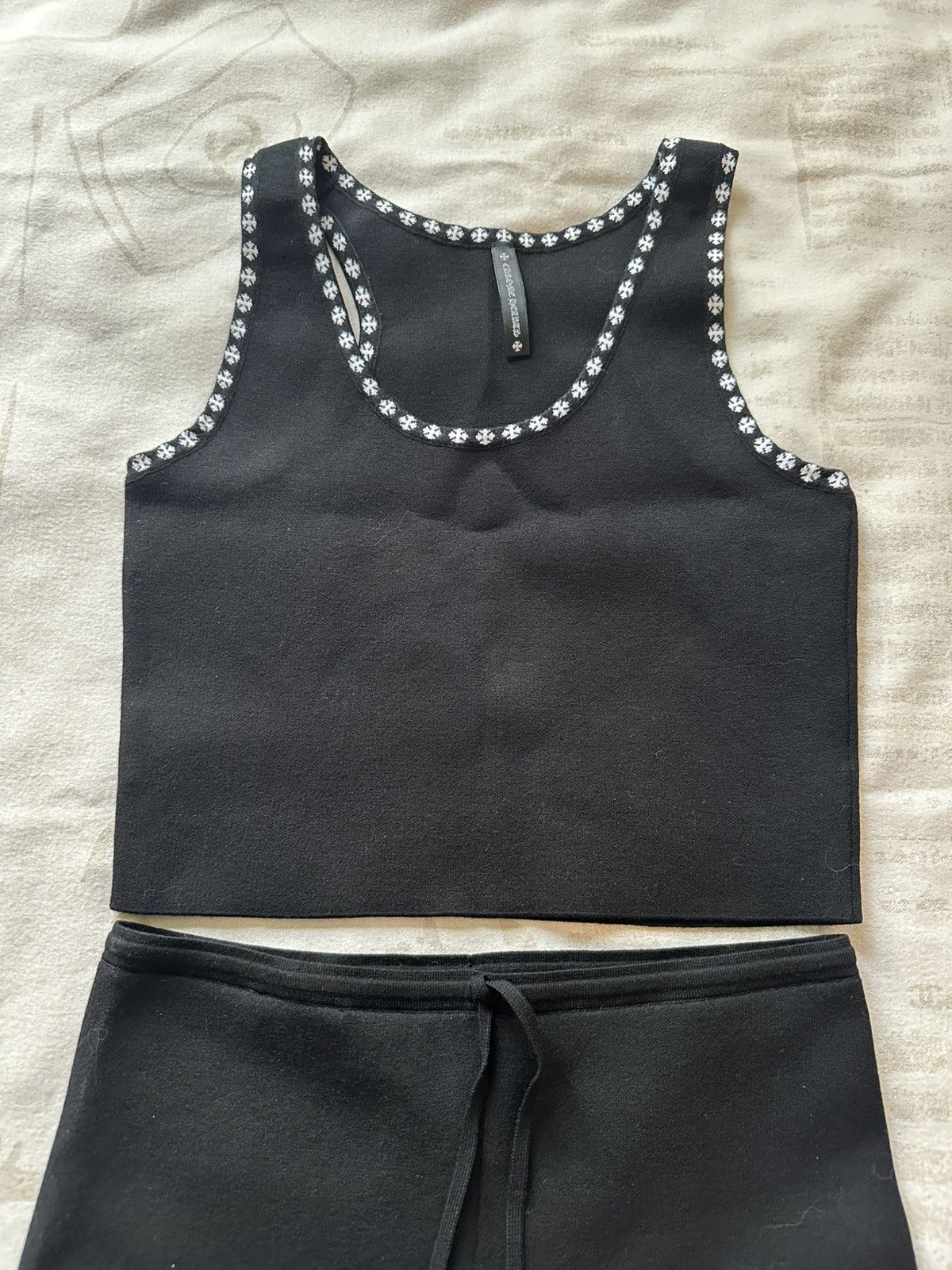 Chrome Hearts Chrome Hearts knit tank top and shorts set Size S / US 4 / IT 40 - 2 Thumbnail