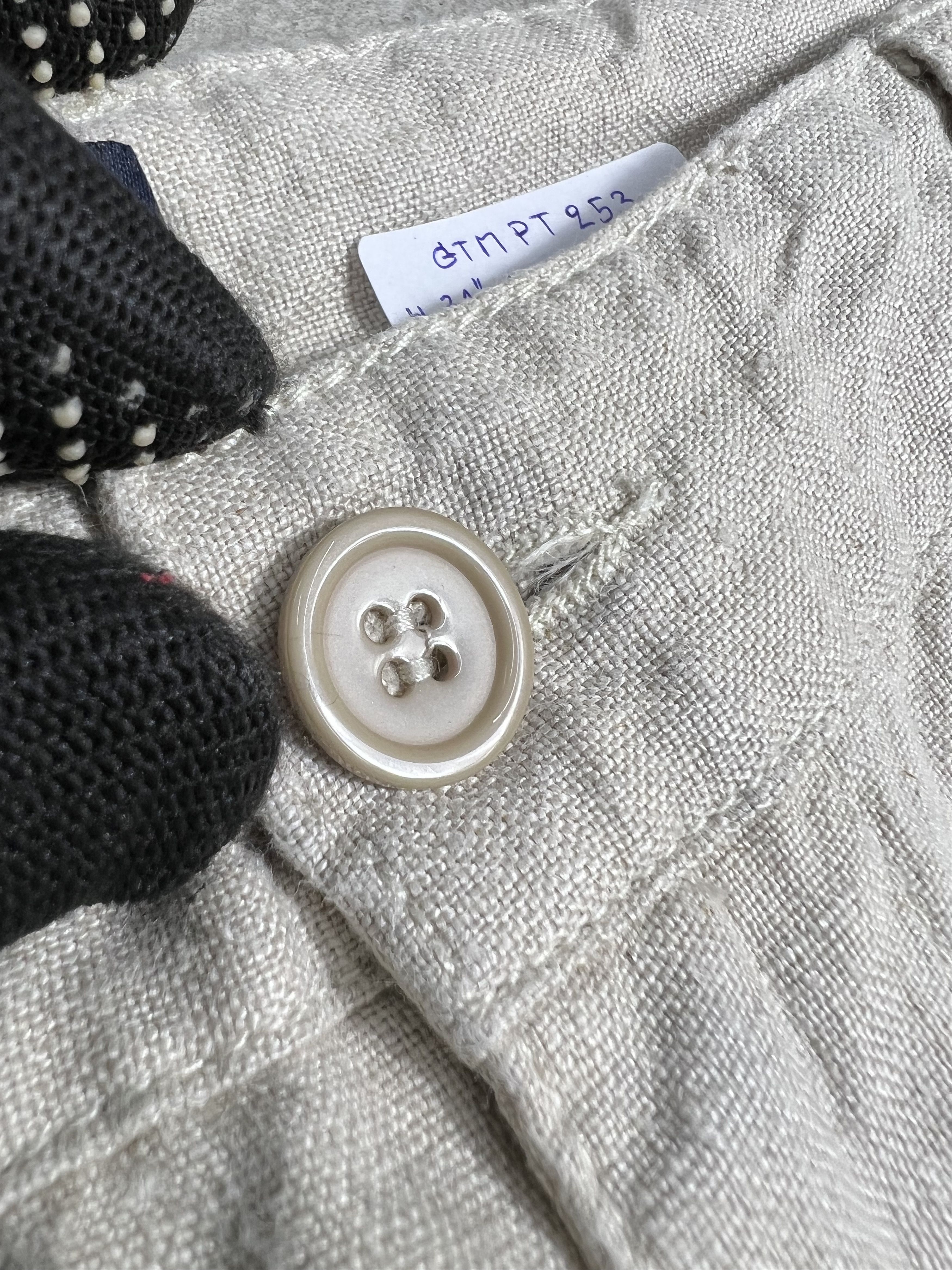 Giorgio Armani Giorgio Armani Hemp Pant GTMPT253 Size US 31 - 4 Thumbnail