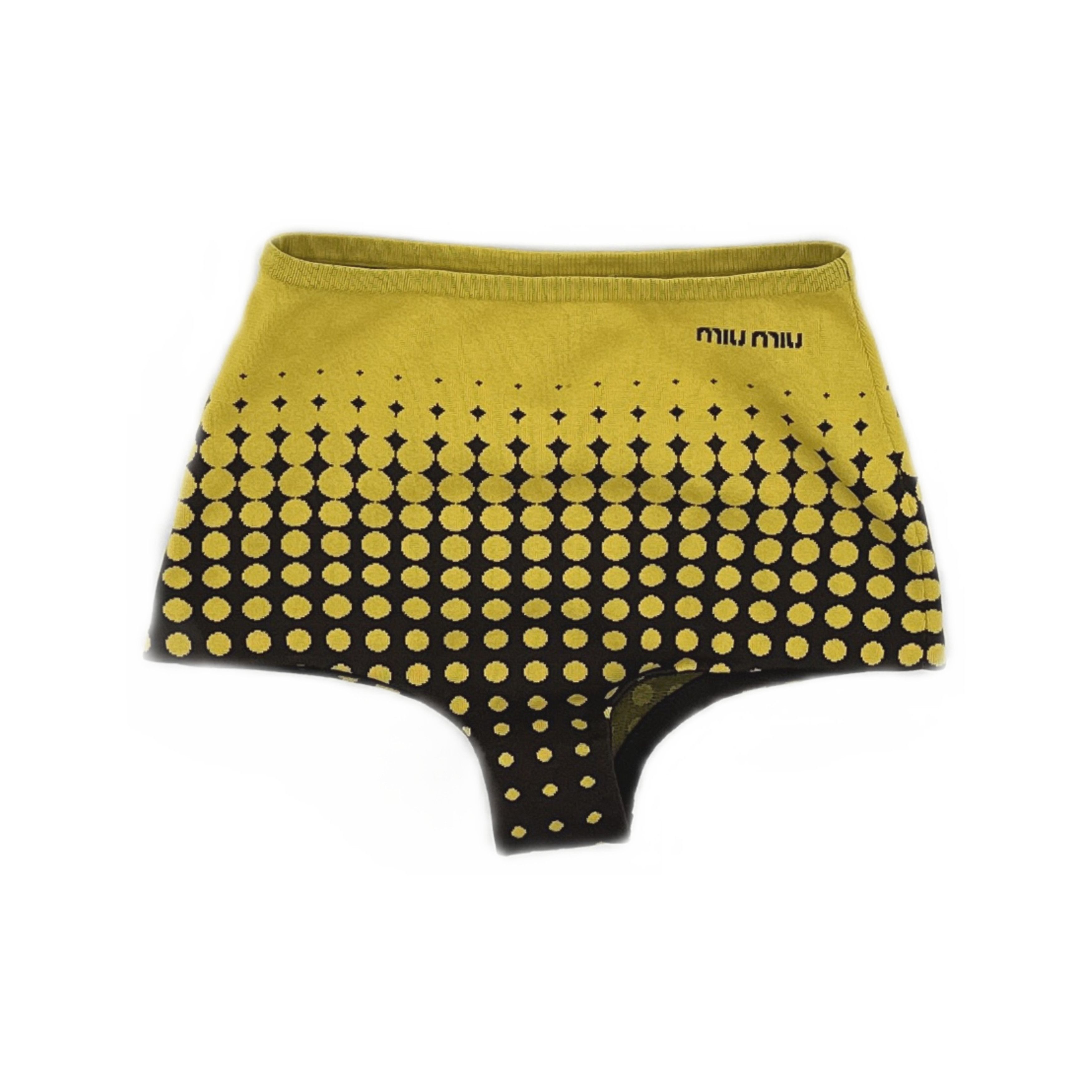Miu Miu Miu Miu Polka Dot Knit Shorts Size 38 Size 26" / US 2 / IT 38 - 1 Thumbnail