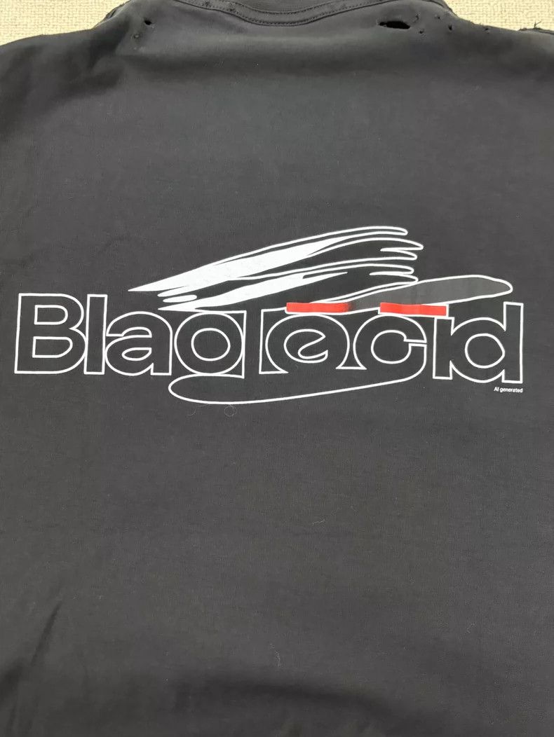 Balenciaga Balenciaga Logo Print Crew Neck T-Shirt 2505-Nextarrow Size US S / EU 44-46 / 1 - 3 Thumbnail