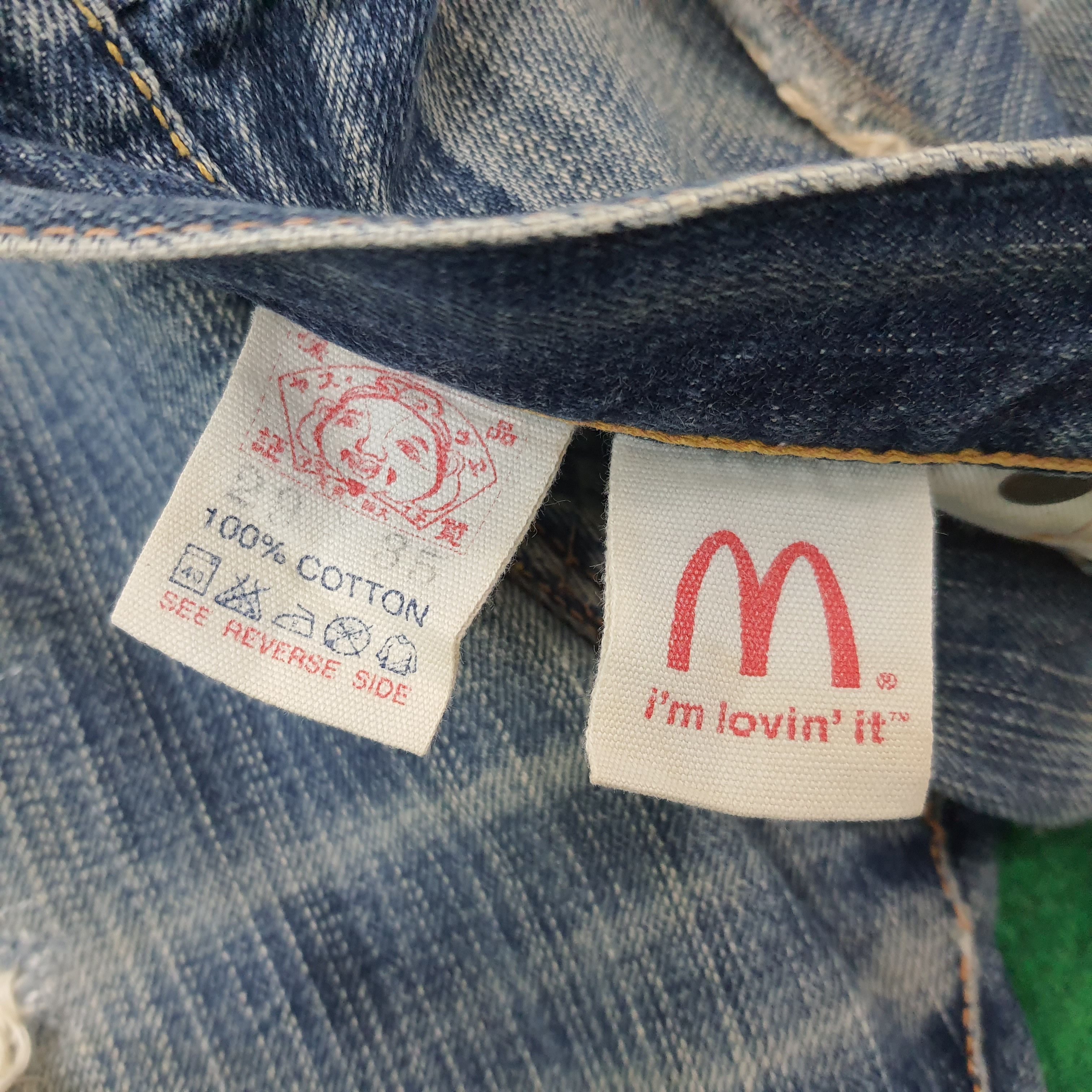 Evisu Vintage Evisu x McDonalds Japan Custom Daicock Jeans C252N25 Size US 28 / EU 44 - 9 Thumbnail