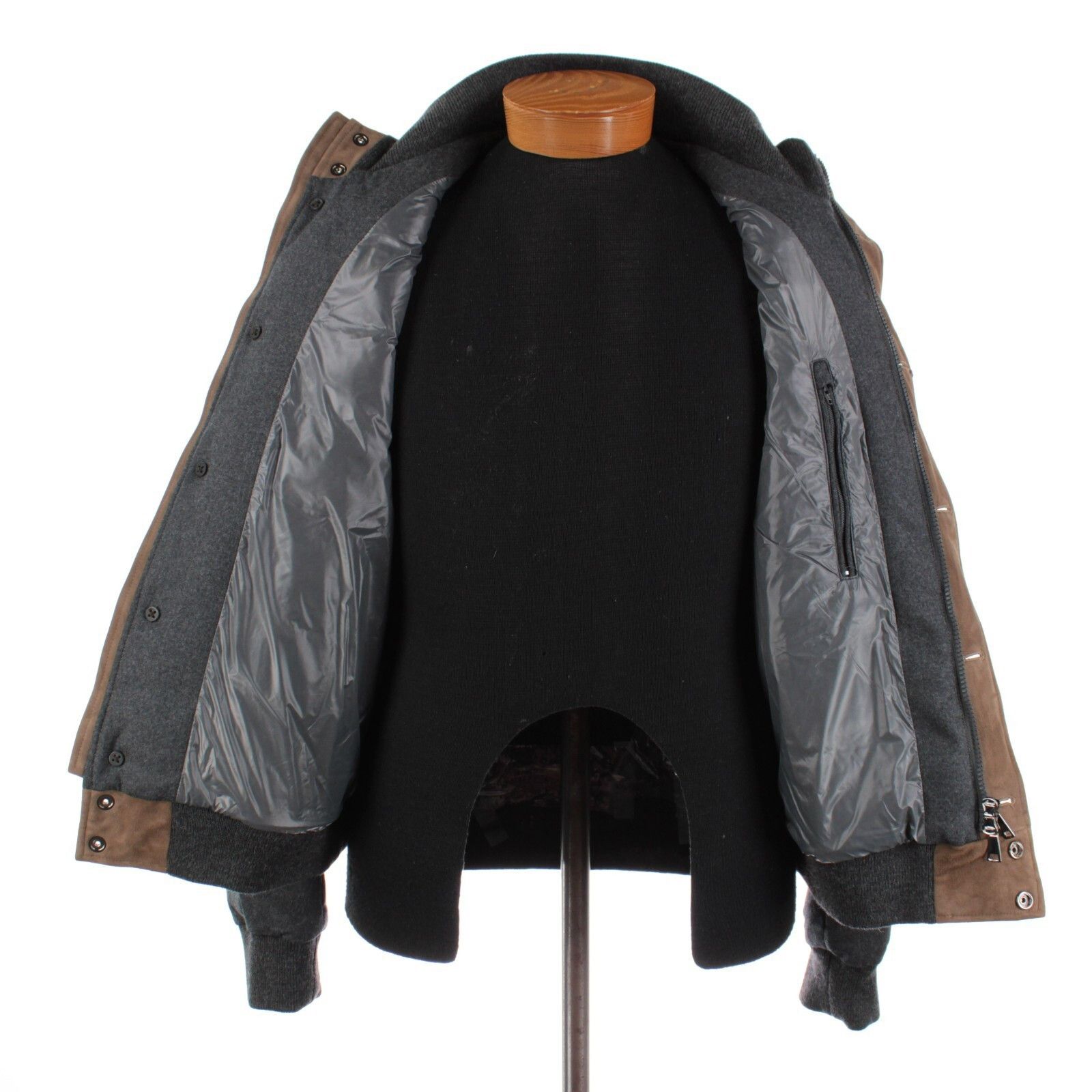 Zanella Zanella Jacket Size M US In Brown Wool & Suede Size US M / EU 48-50 / 2 - 8 Thumbnail