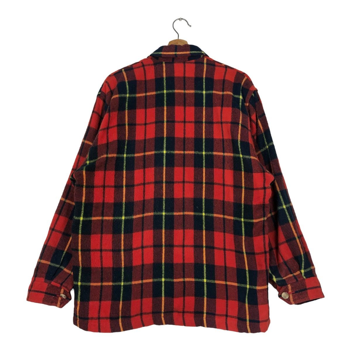 Japanese Brand 🔥VINTAGE BUTTON JACKET TASS FINDER HUNTING TARTAN DESIGN Size US L / EU 52-54 / 3 - 8 Thumbnail