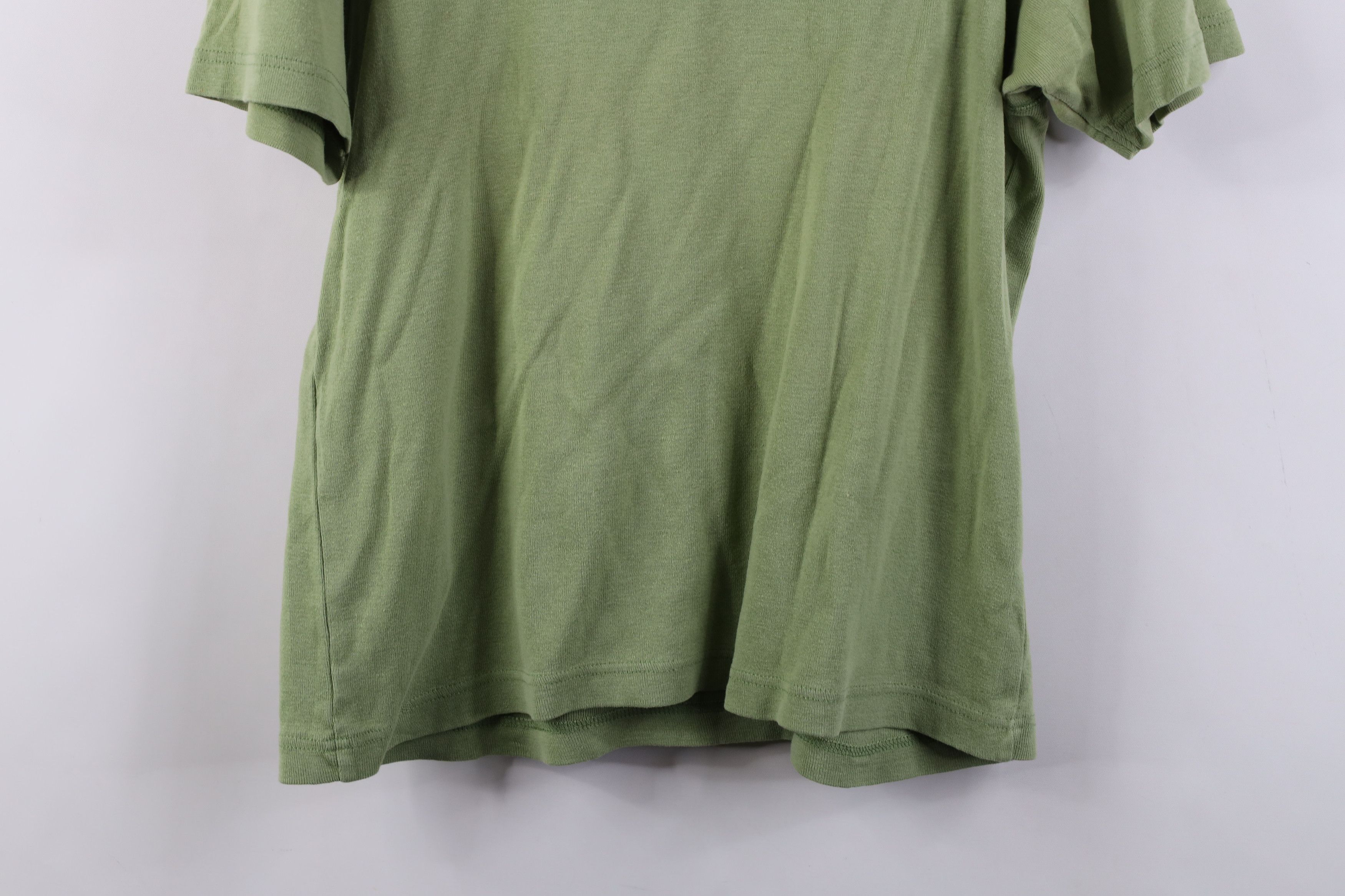 Gap Vintage 90s Gap Blank Babydoll Ribbed Knit T-Shirt Green Size S / US 4 / IT 40 - 11 Thumbnail