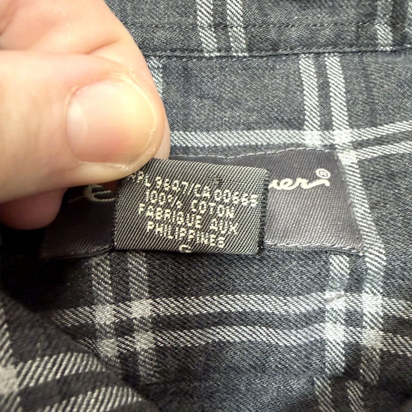 Eddie Bauer Eddie Bauer Shirt Mens Large Gray Plaid Flannel Long Sleeve Button Up Casual Size US L / EU 52-54 / 3 - 3 Thumbnail