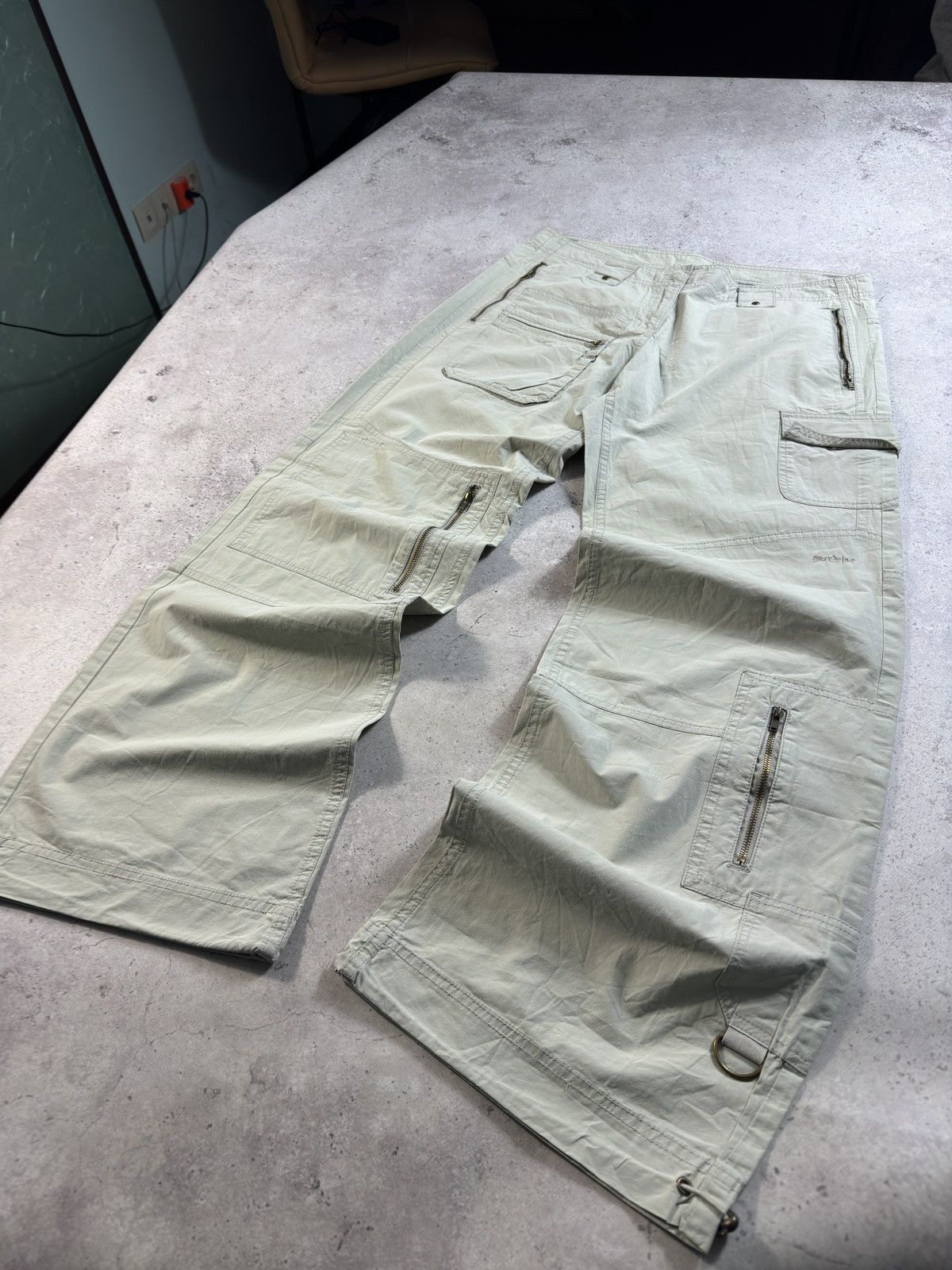 Hysteric Glamour × Japanese Brand × Junya Watanabe Vintage Japanese Zip Baggy Balenci Style Pants Pants Size US 30 / EU 46 - 4 Thumbnail