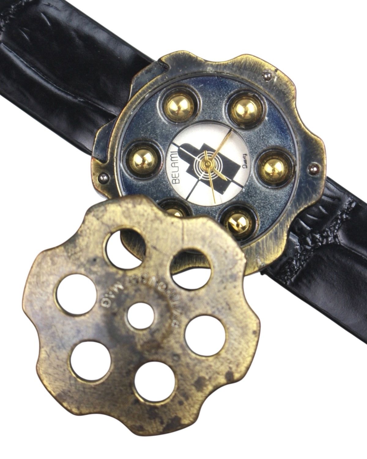 Hysteric Glamour 2000S BELAMI JAPAN REVOLVER CYLINDER PATINA STATEMENT WATCH Size ONE SIZE - 6 Thumbnail