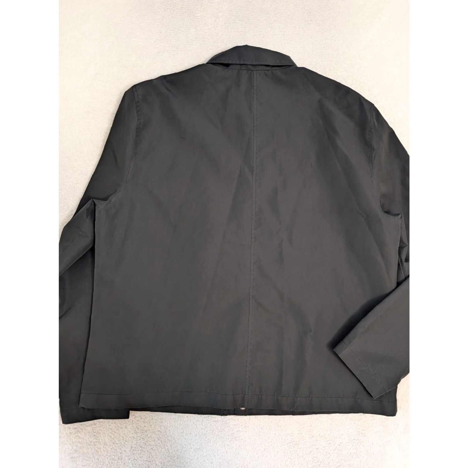 Banana Republic VINTAGE Banana Republic Jacket Shacket Mens XL Snap Zip Up Field Black Coat Pockets Size US XL / EU 56 / 4 - 7 Thumbnail