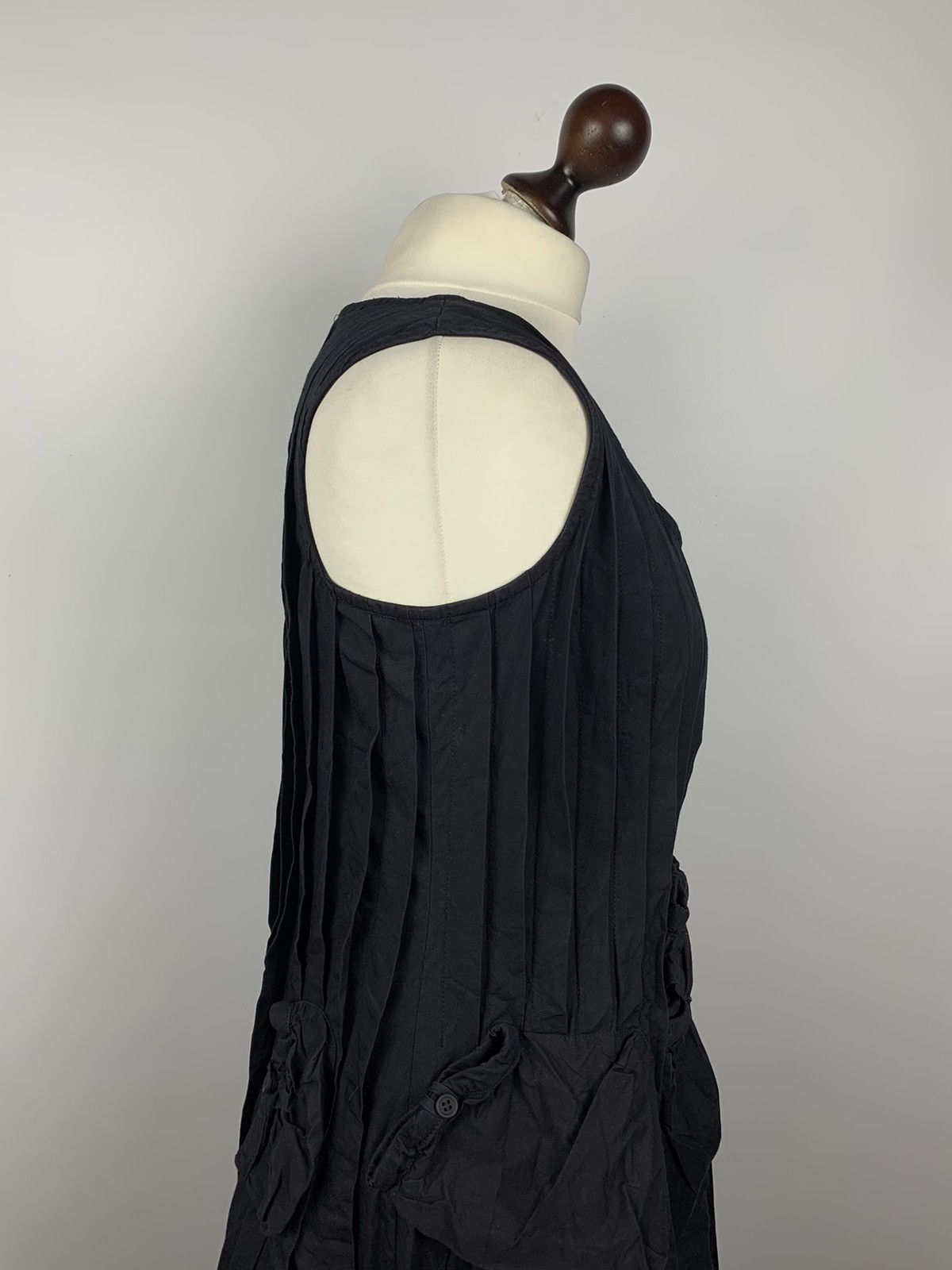 Rundholz Rundholz Avant-Garde Pleated Cargo Multipocket Dress Black Size M / US 6-8 / IT 42-44 - 6 Thumbnail