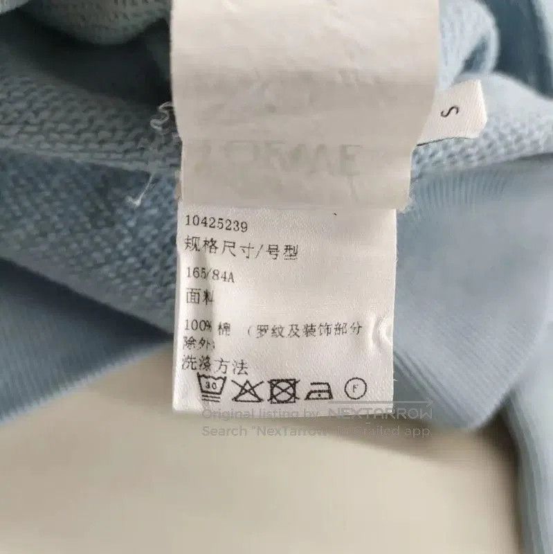 Loewe Loewe Spring Blue Cotton Knit Sweater . Size S / US 4 / IT 40 - 4 Thumbnail