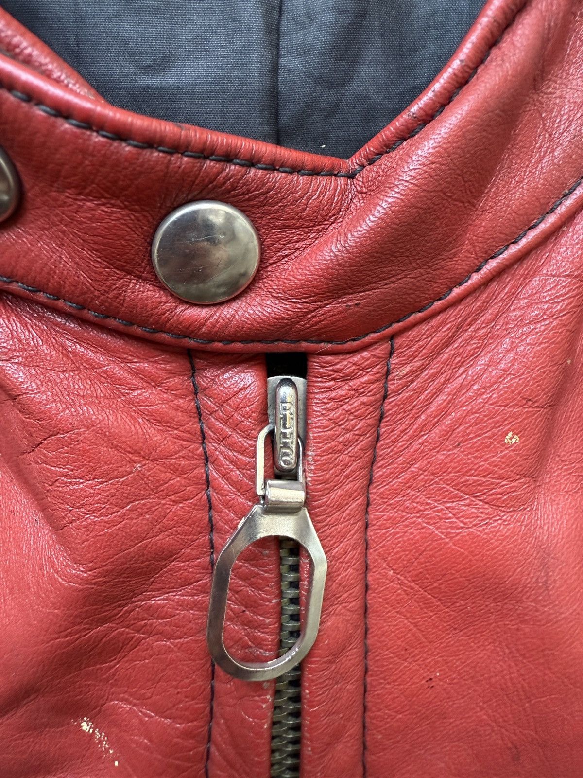 Vintage Vintage 90s Motorcycle Leather Biker Cafe Racer Jacket Size US M / EU 48-50 / 2 - 8 Thumbnail