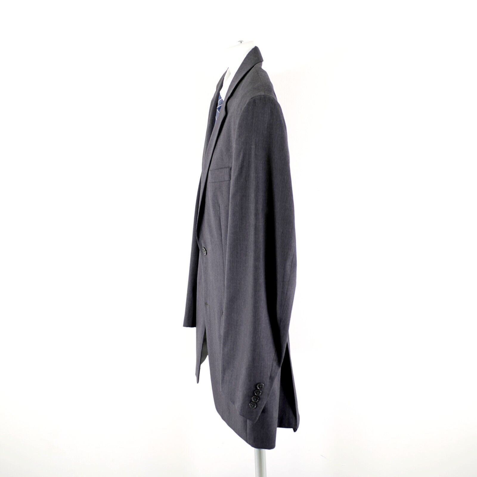 Calvin Klein Calvin Klein Wool Gray 2 Button 2 Piece Suit 42L 36/32 High Size 42L - 8 Thumbnail