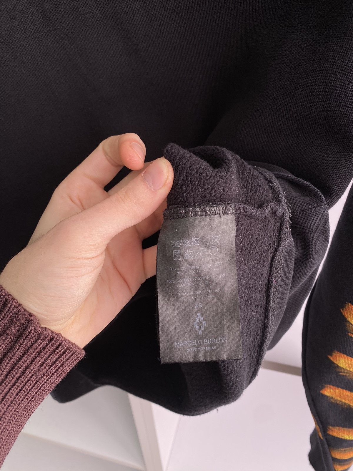 Designer × Marcelo Burlon × Vintage Vintage Marcelo Burlon County Of Milan Crew Neck sweatshirt Size US S / EU 44-46 / 1 - 11 Thumbnail