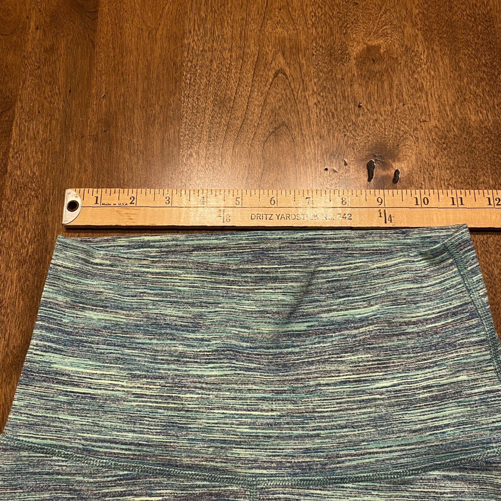 Lululemon VINTAGE Lululemon Women's Leggings Activewear Size 4 Blue Compression 31-Inch Inseam Workout Pants Size 27" / US 4 / IT 40 - 5 Thumbnail