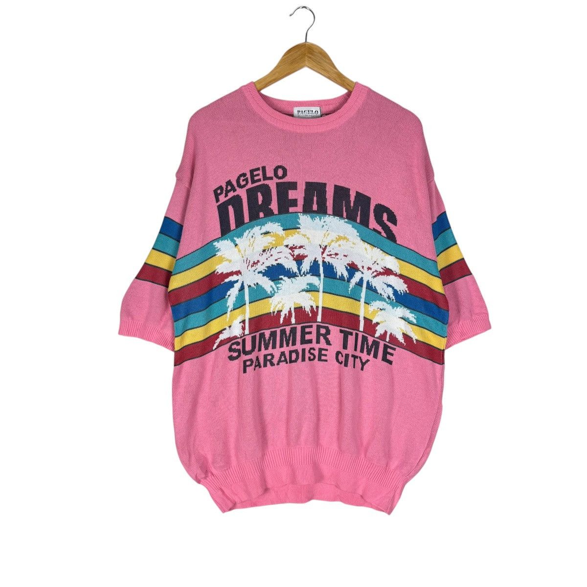 Art Comes First 🌟PAGELO JAPAN COLORWAY STRIPE KNIT SWEATER Size US L / EU 52-54 / 3 - 1 Thumbnail