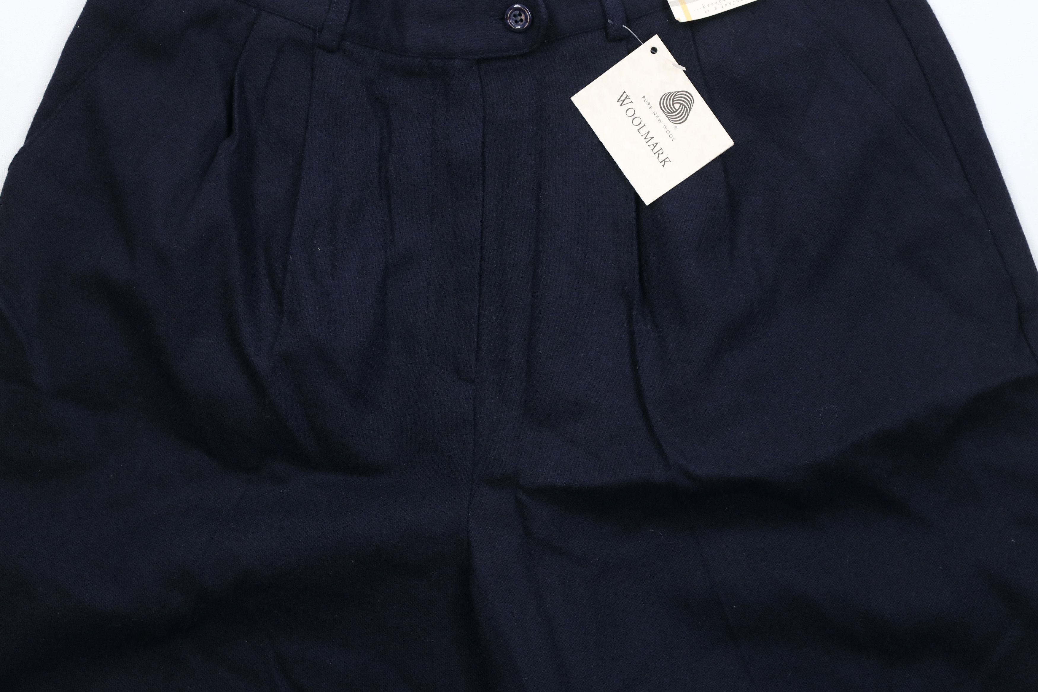 Vintage Deadstock Vintage 90s Lane Bryant Merino Wool Shorts Blue Size 38" / US 16 / IT 52 - 3 Thumbnail
