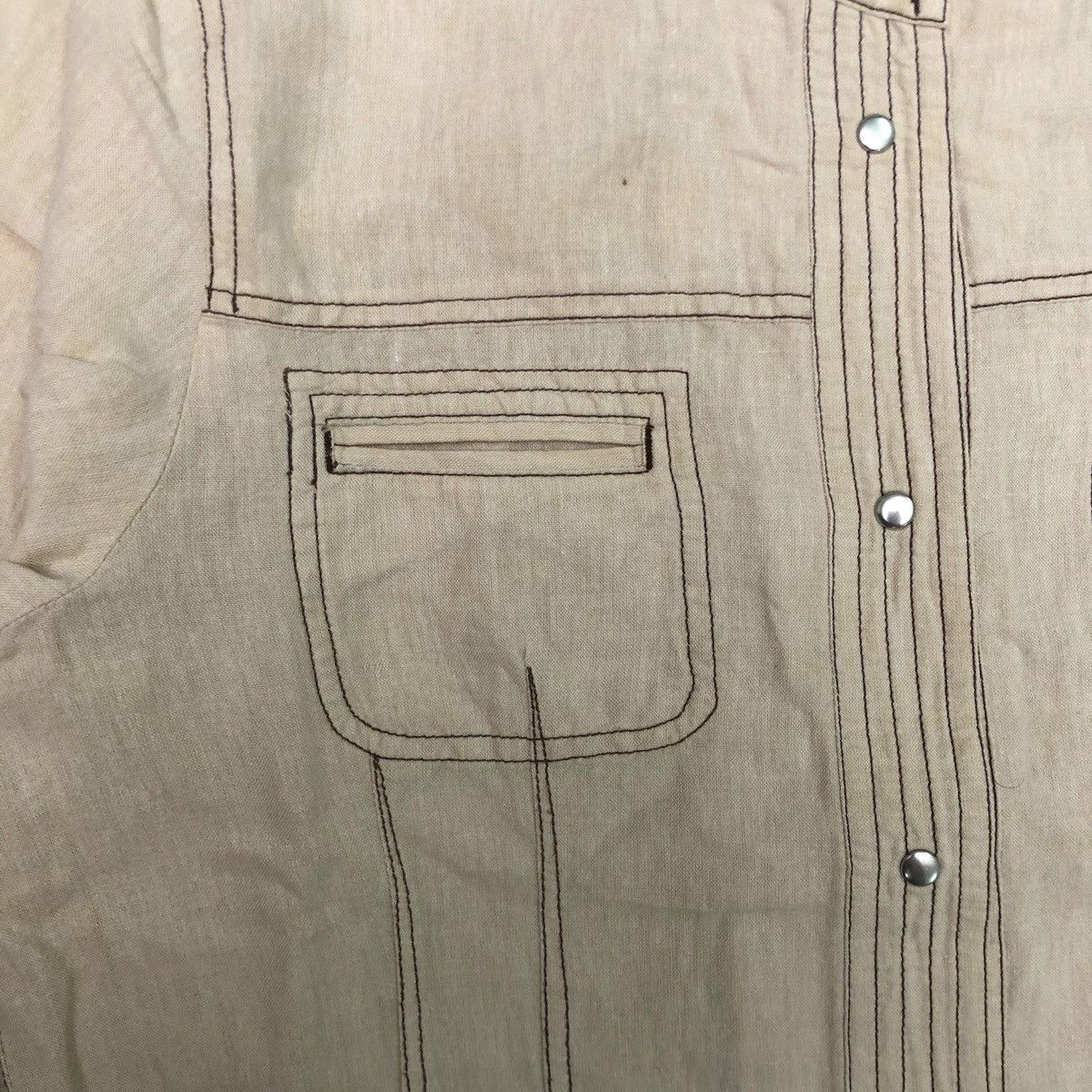 Designer × Japanese Brand × Vintage Vintage Frohlich Womens Shirt Jacket Stand Collor Snap Twin Size S / US 4 / IT 40 - 4 Thumbnail