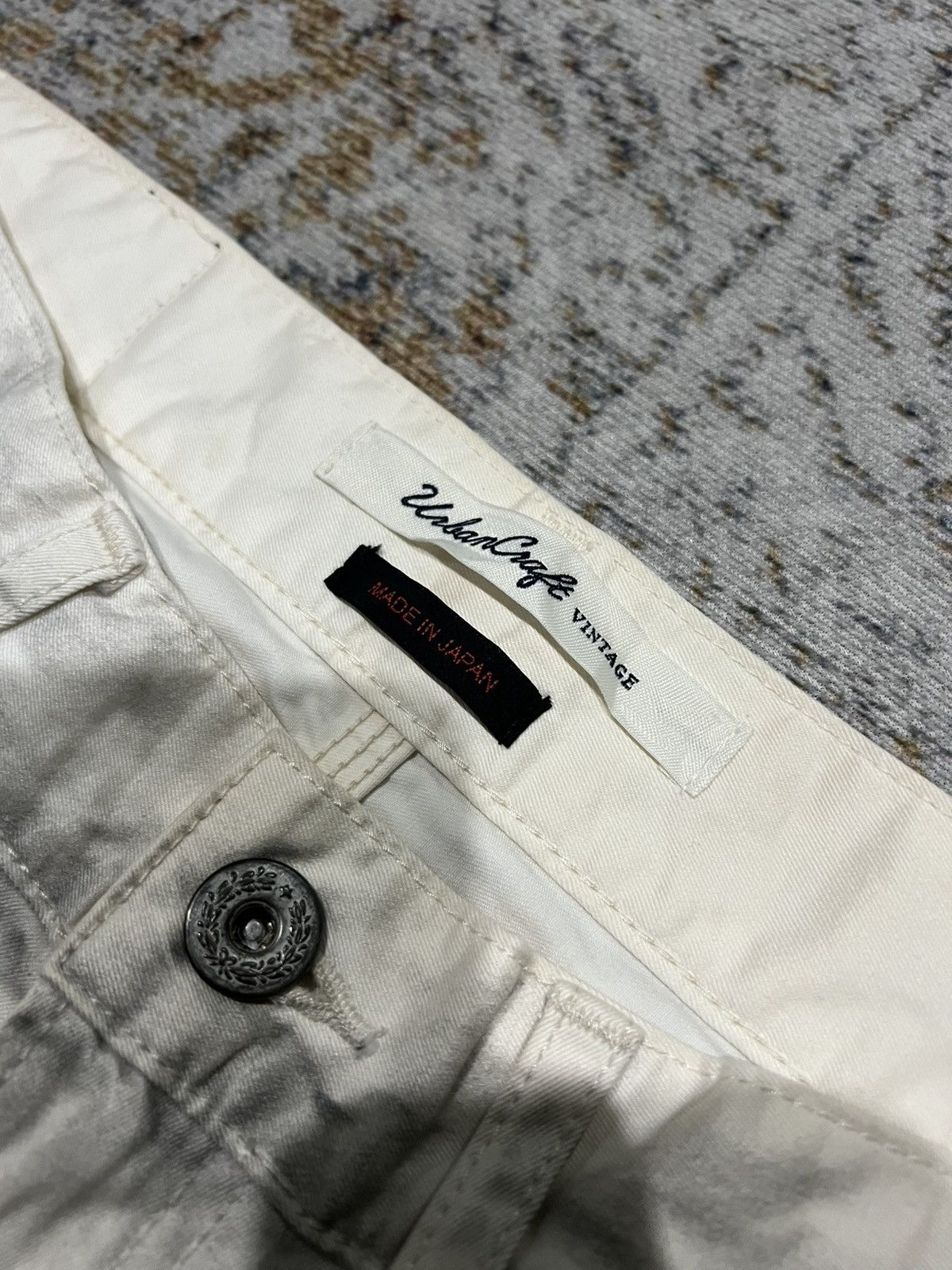 If Six Was Nine × Le Grande Bleu (L.G.B.) × Tornado Mart Urban Craft Japan Whiskered Mudwash Flared Jeans Size US 30 / EU 46 - 5 Thumbnail