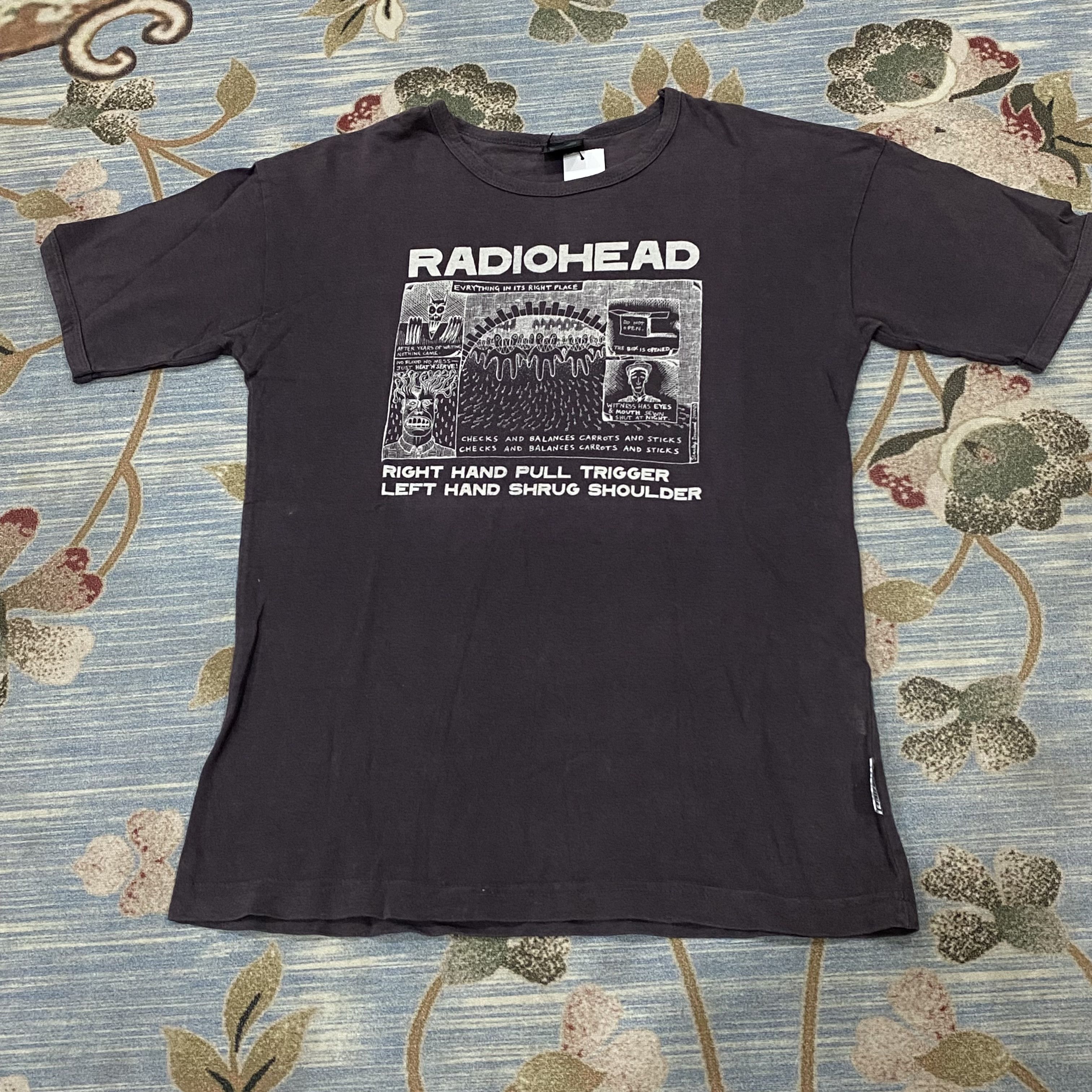 Band Tees Vintage 00s USA Radiohead WASTE PRODUCT Tee Size US M / EU 48-50 / 2 - 1 Thumbnail