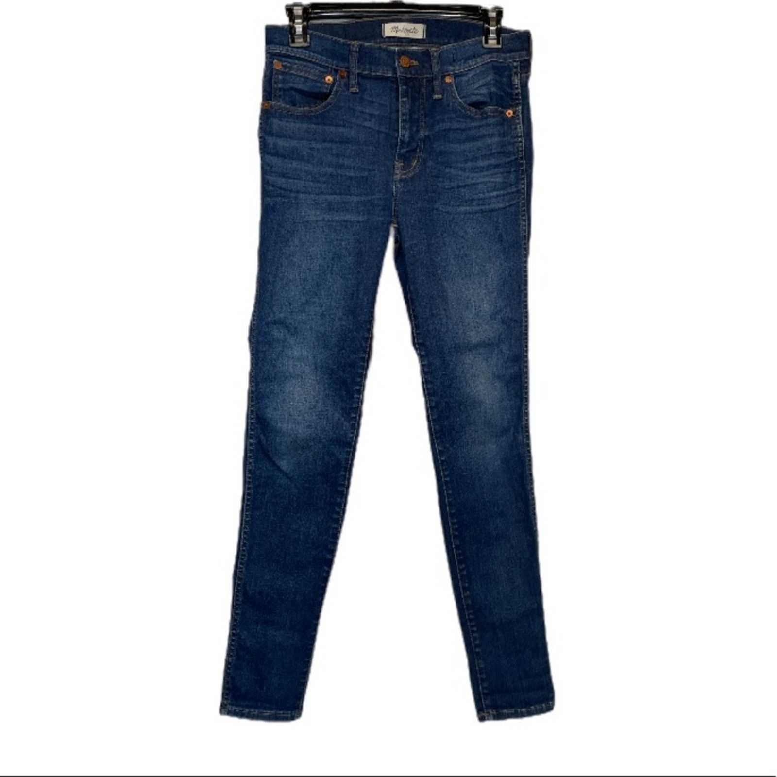 Madewell 9” High Rise Skinny Jeans in Polly Wash Size 27