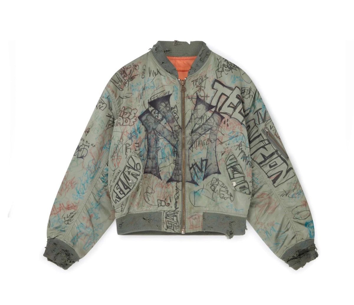 sold) Mowalola Graffiti Bomber