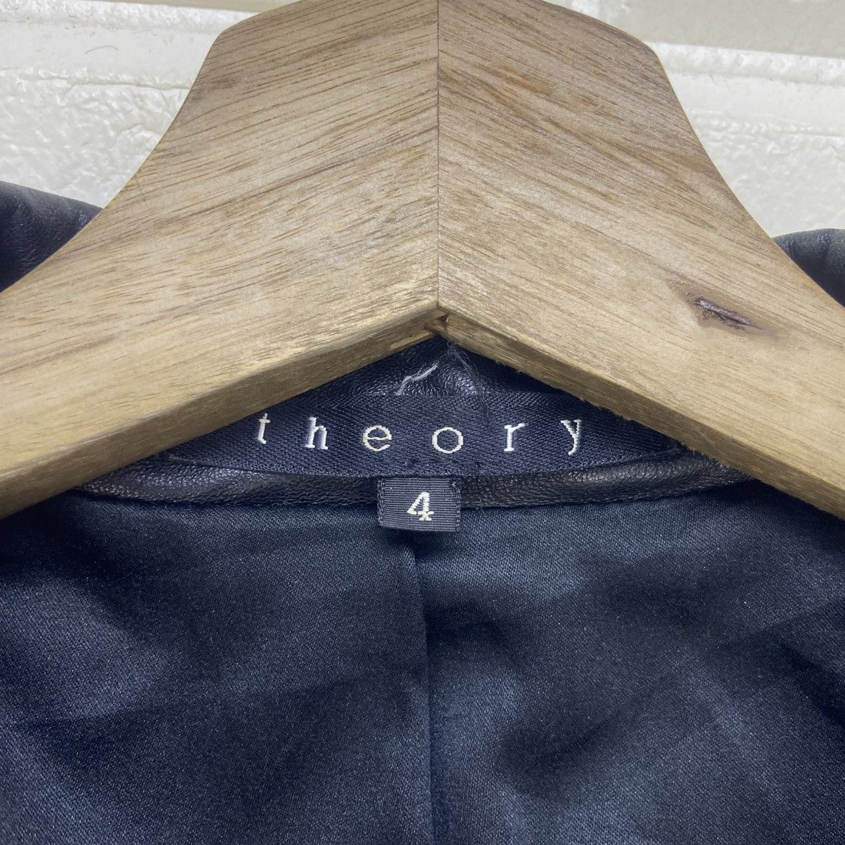 Theory Japanese Brand Theory Leather Jacket Size S / US 4 / IT 40 - 15 Thumbnail